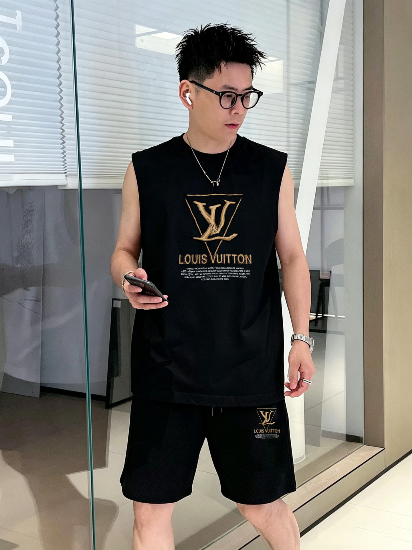 P120 Marca: LV 2026 Nuevo traje de chaleco de verano, estilo clásico y simple, cualquiera puede conducir fácilmente, te…
