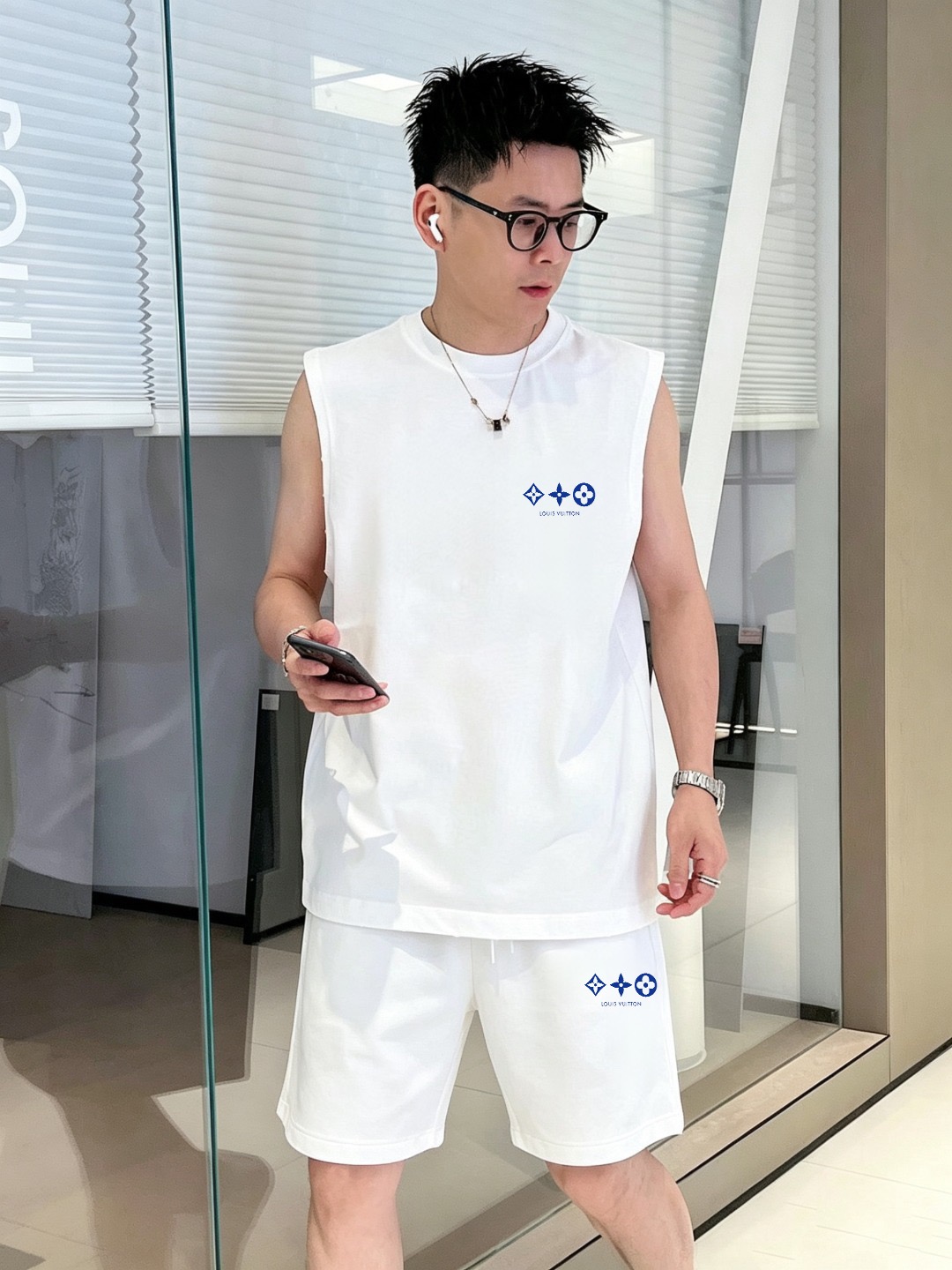P120 Marca: LV 2026 Nuevo traje de chaleco de verano, estilo clásico y simple, cualquiera puede conducir fácilmente, te…