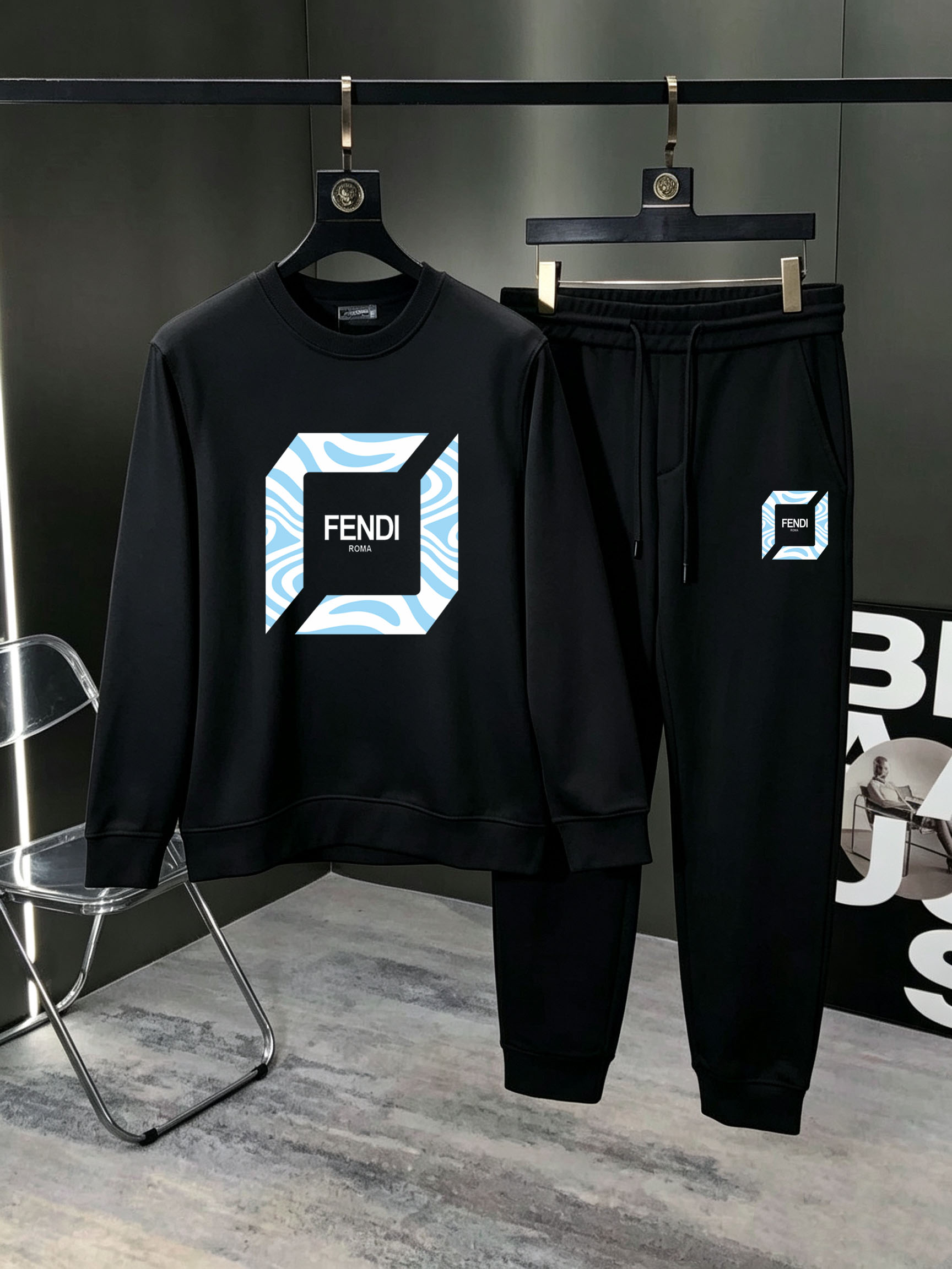💰 ( ) 2026 🇭🇰 100% M-5XL 220 ) Fendi Completo FelpaCompleto