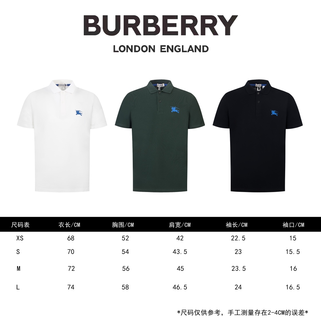 Burberry Clothing Polo Embroidery