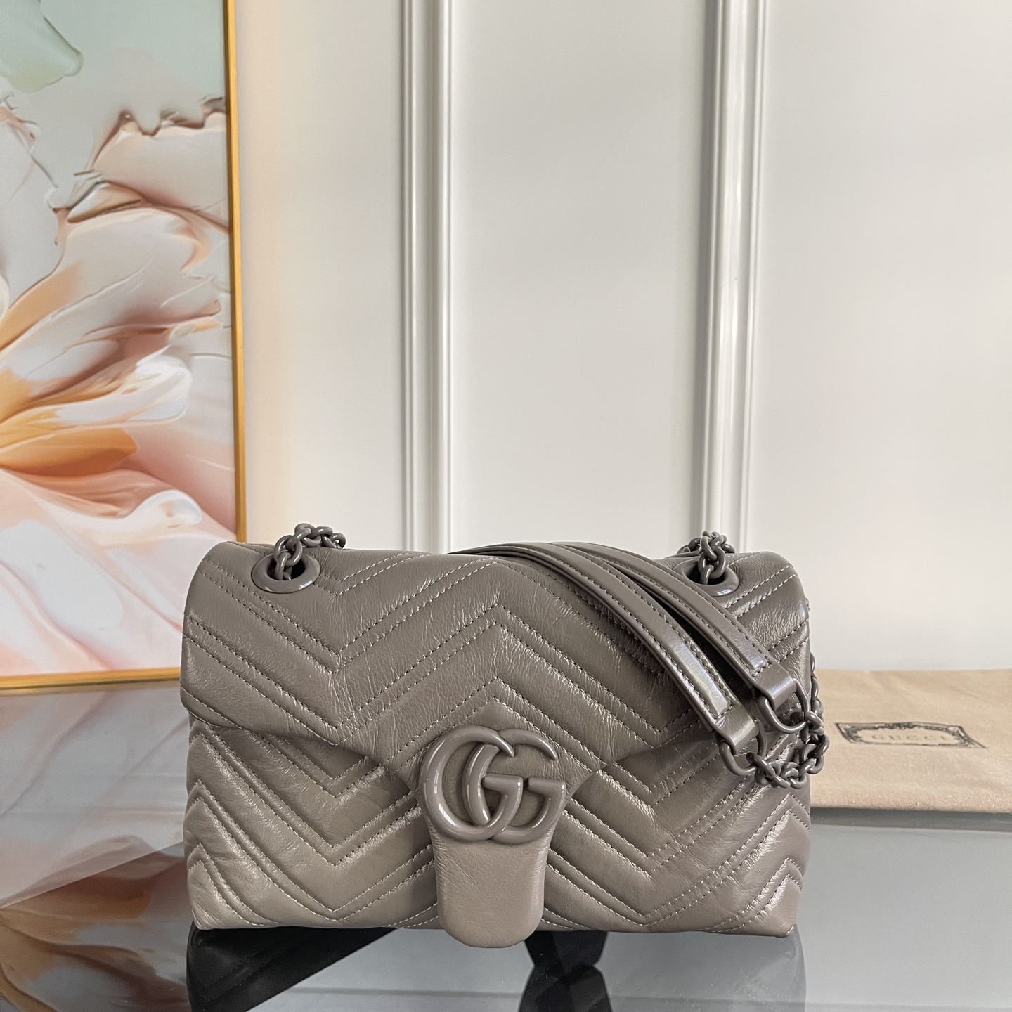 [Fondo exclusivo] Toma real, calidad original superior, número de estilo: 855371 gris 🌊🌊 tamaño 23✖️17✖️9