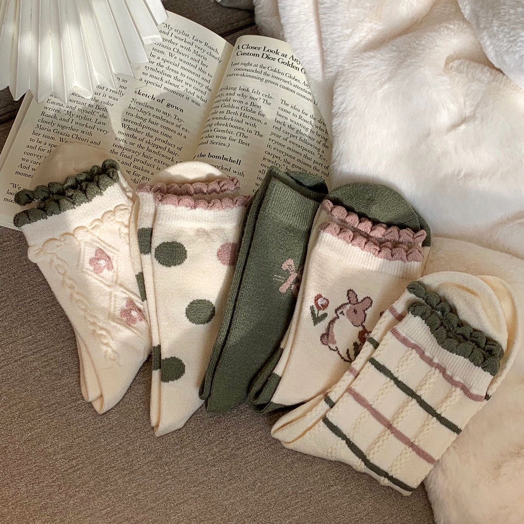 Crafted with a clean, versatile aesthetic, these socks feature a soft - Comprehensive 5
