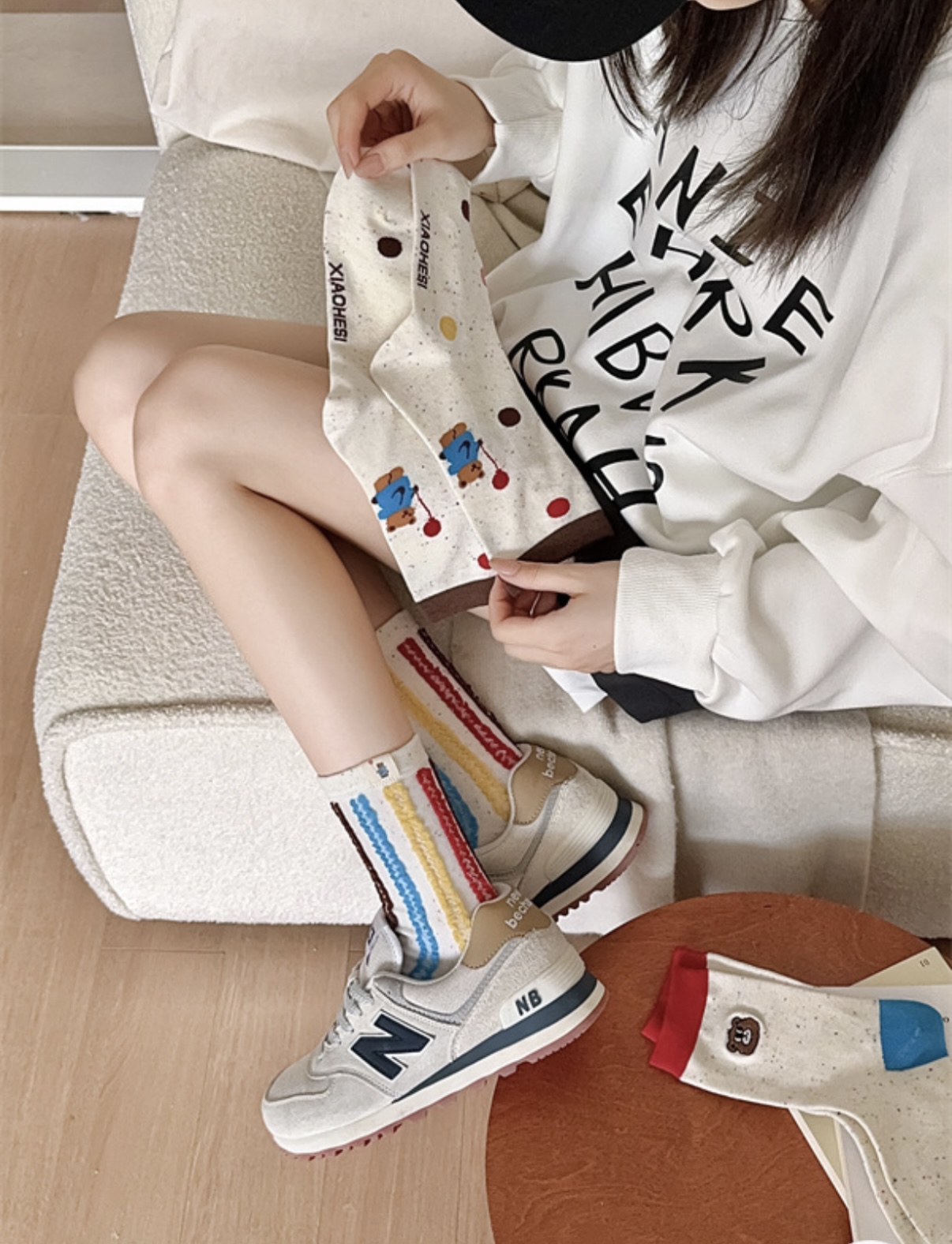 冲鸭【NONOADER·小熊🐻彩色纯棉袜 7