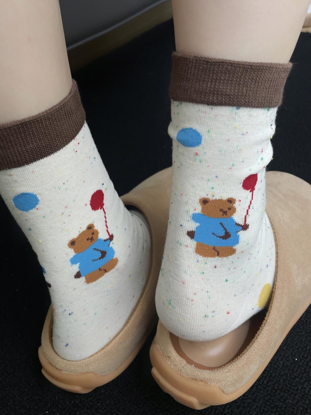 Whimsical cartoon-motif socks designed for early autumn wear, crafted - Comprehensive 2