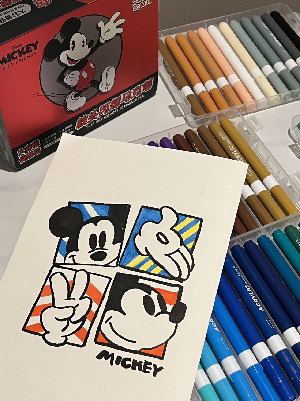 Traditional markers require pressure to produce inkBut Disney's soft hea - Hat 2