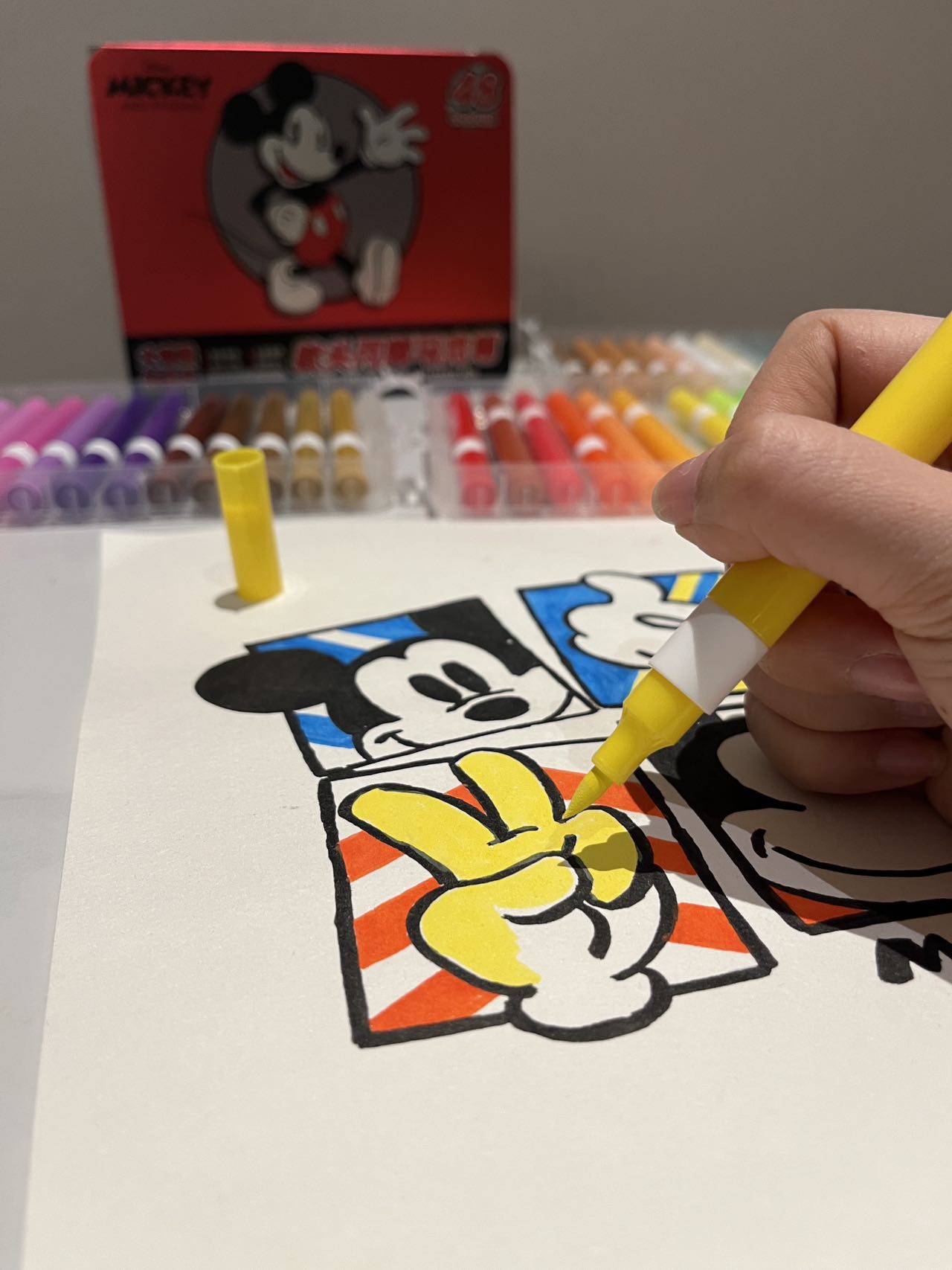Traditional markers require pressure to produce inkBut Disney's soft hea - Hat 6