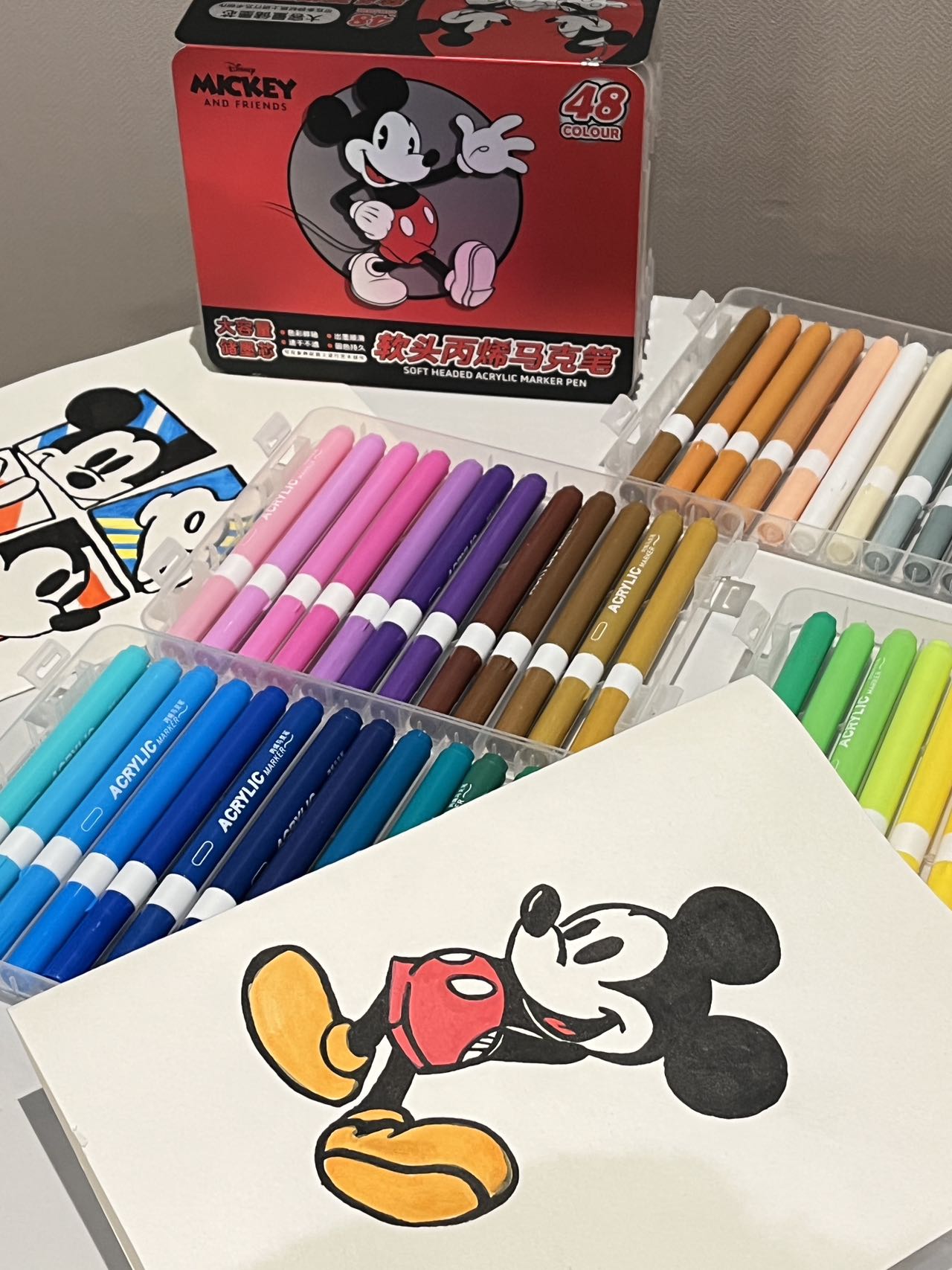 Traditional markers require pressure to produce inkBut Disney's soft hea - Hat