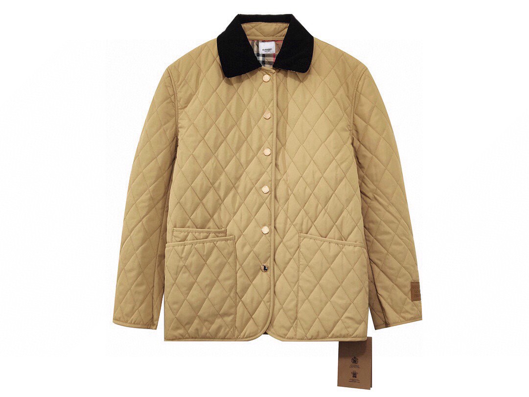 Burberry otoño e invierno clásico abrigo de algodón con rombos pareja chaqueta casual gruesa 1️⃣¡Muy recomendable! El c…