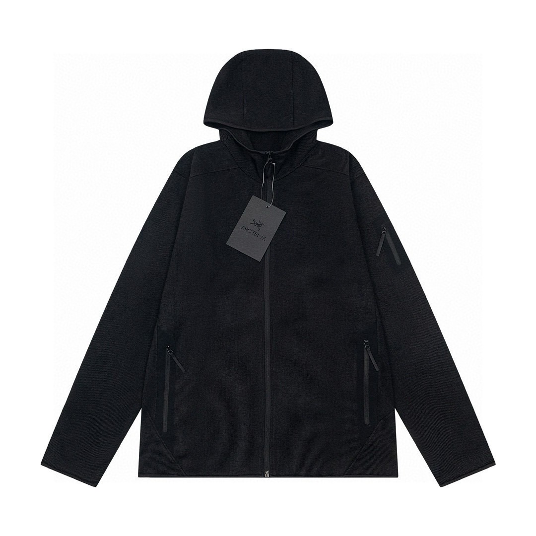 ARC’TERYX Arc’teryx Covert Thin Fleece Hoodie Chaqueta tipo suéter deportiva transpirable para hombres y mujeres 1️⃣La …