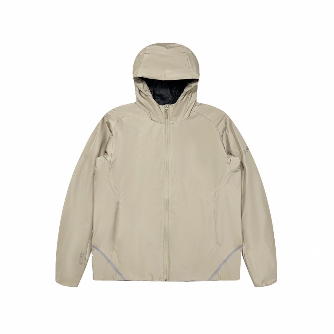 El color más popular, el color caqui del desierto, la chaqueta con capucha suave para hombre ARC'TERYX Solano Hoody Sol…