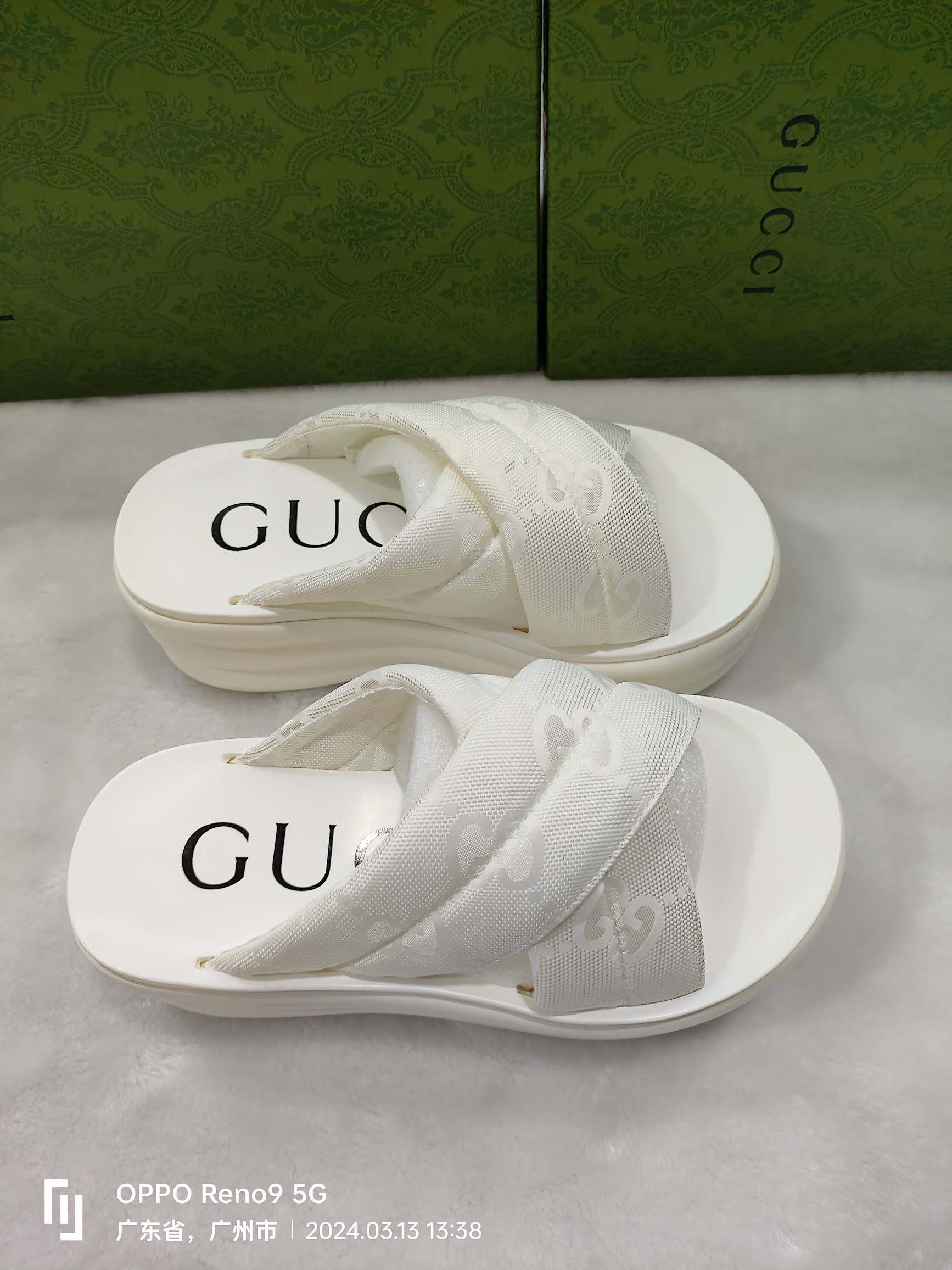 NO:164441,New ~ Guqi thick-soled new slippers 35-45, slippers, slippers19860909上新啦～～古奇厚底新款拖鞋35-45,拖鞋,slippers,Women's Shoes