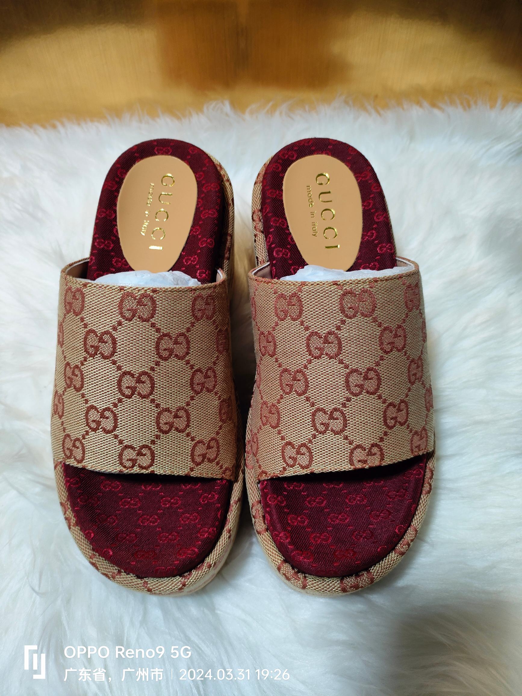 NO:164424,New ~ Guqi thick-soled new slippers 35-42, slippers, slippers19860909上新啦～～古奇厚底新款拖鞋35-42,拖鞋,slippers,Women's Shoes