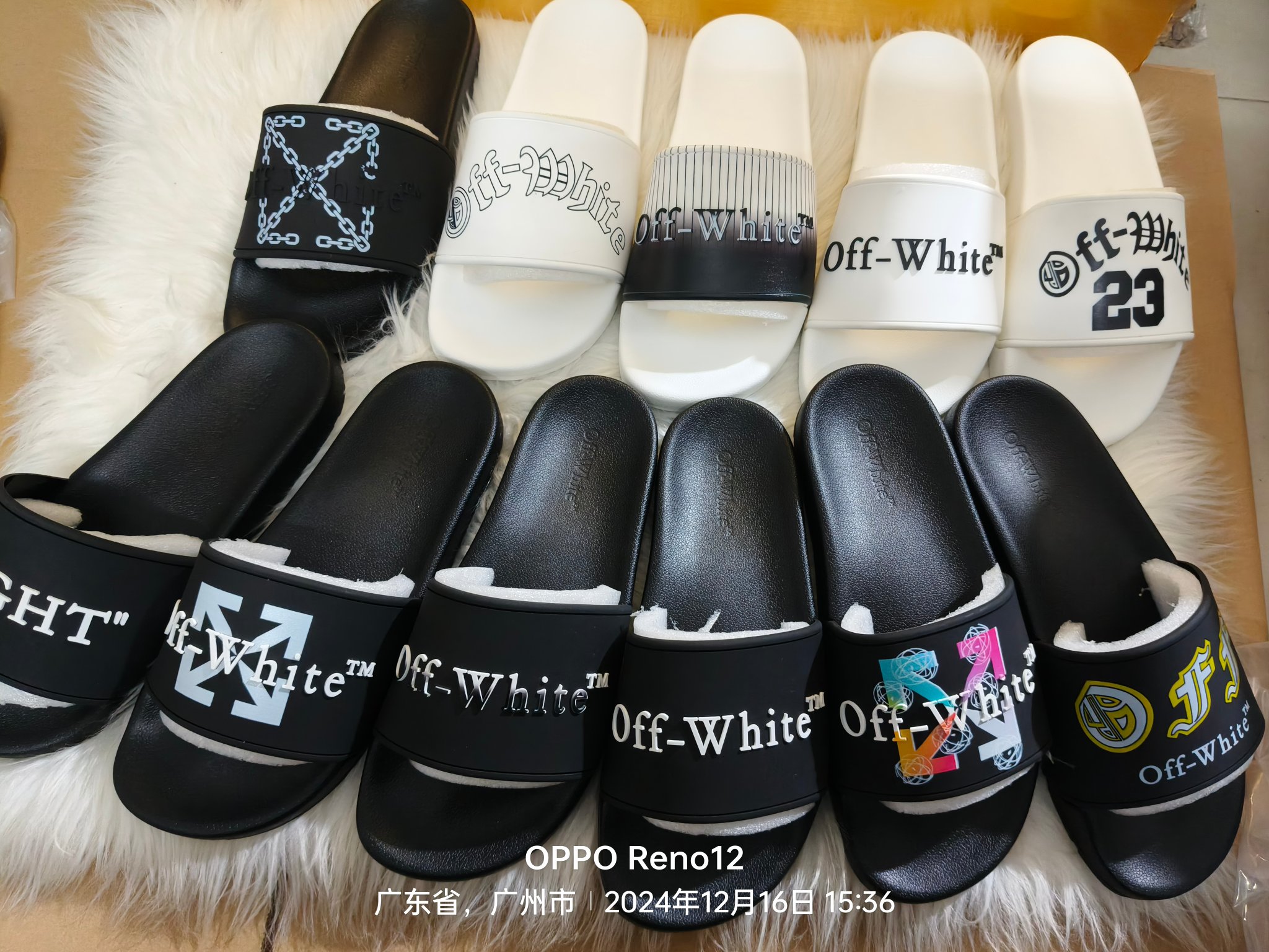 NO:129943,New ~ Off new slippers size 35-45, slippers, off white, slippers19860909上新啦～off新款拖鞋35-45码,拖鞋,off white,slippers,Women's Shoes
