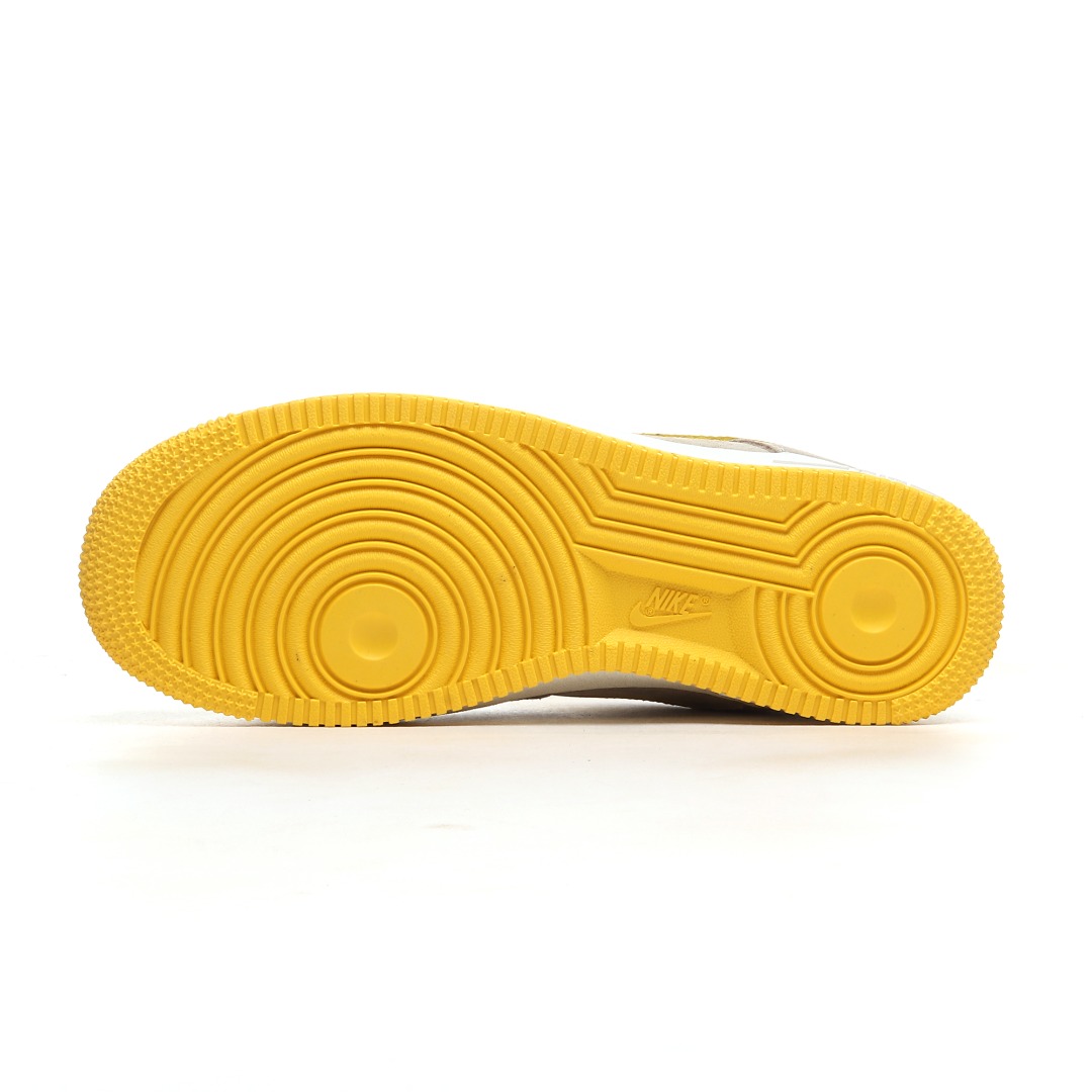 黄橙灰定制色 Nike Air Force 1 Low 07 x Louis Vuitton 棕黄 HQ2037-322