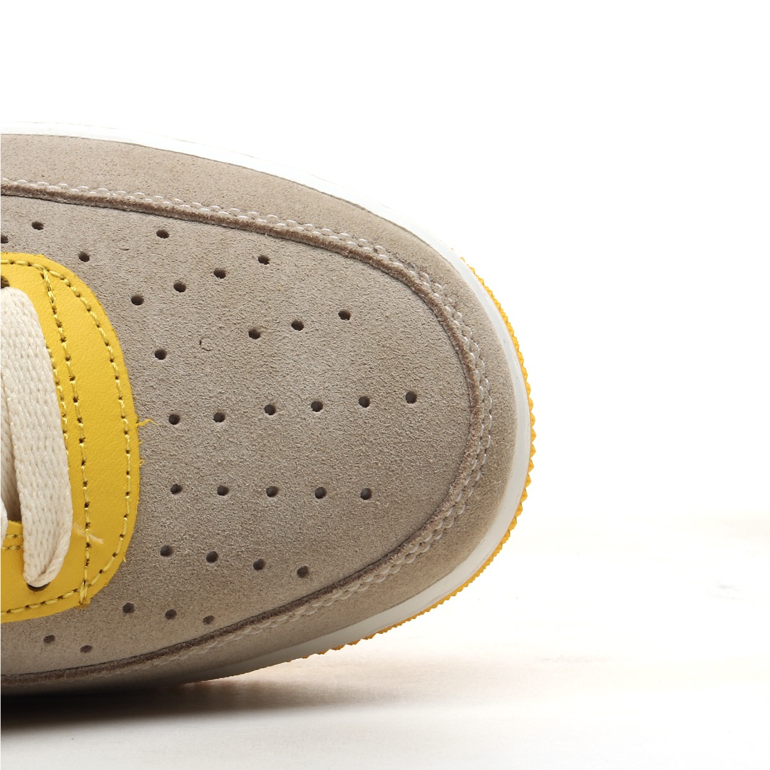 黄橙灰定制色 Nike Air Force 1 Low 07 x Louis Vuitton 棕黄 HQ2037-322