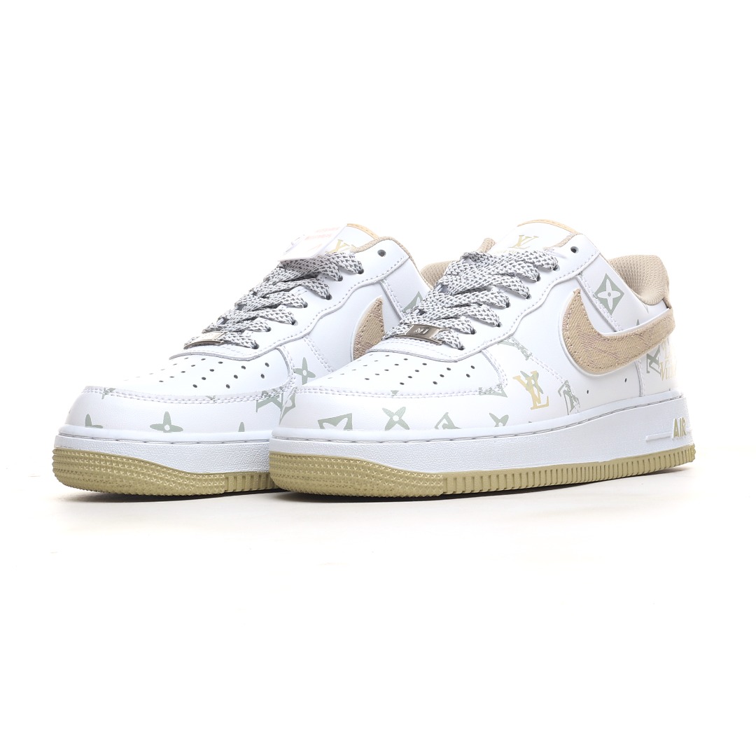NIke Air Force 1 '07 Low “LV联名暗夜精灵--卡其牛仔”空军一号 低帮 运动鞋 休闲鞋 CV0670-100