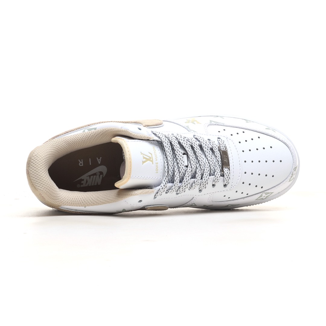 NIke Air Force 1 '07 Low “LV联名暗夜精灵--卡其牛仔”空军一号 低帮 运动鞋 休闲鞋 CV0670-100