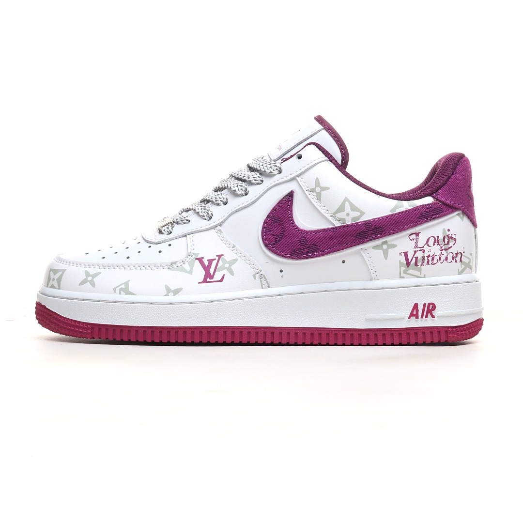白紫花纹 NIke Air Force 1 ’07 Low “LV联名暗夜精灵–薰衣草牛仔”空军一号 低帮 运动鞋 休闲鞋 CV0670-500