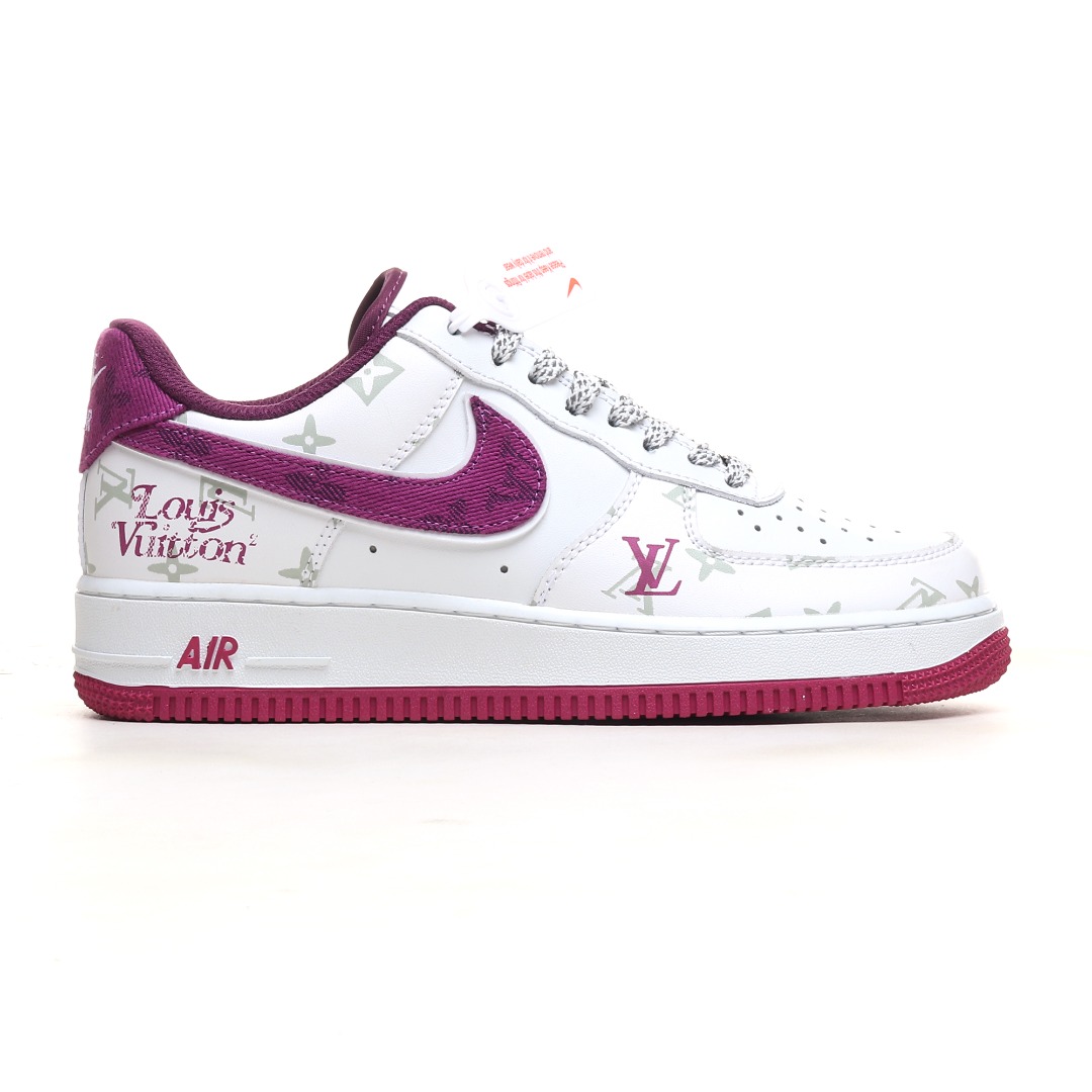 白紫花纹 NIke Air Force 1 '07 Low “LV联名暗夜精灵--薰衣草牛仔”空军一号 低帮 运动鞋 休闲鞋 CV0670-500