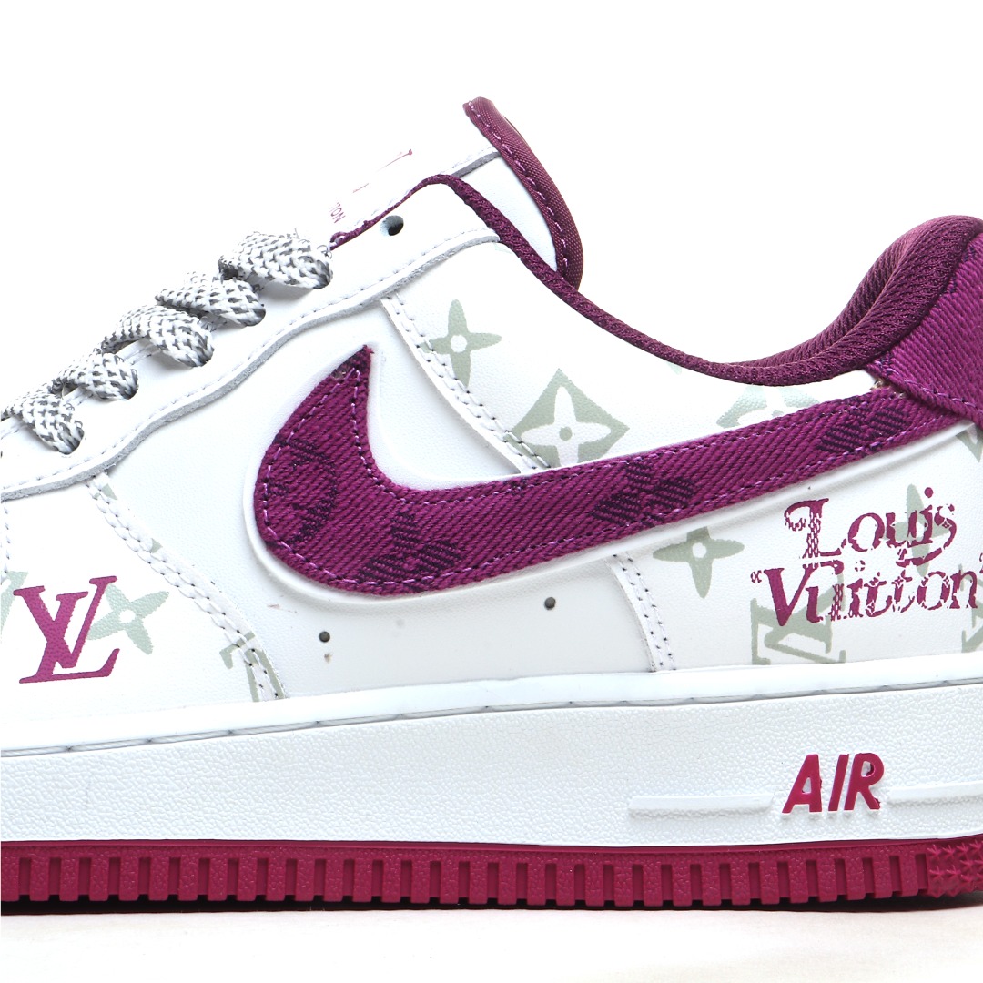 白紫花纹 NIke Air Force 1 '07 Low “LV联名暗夜精灵--薰衣草牛仔”空军一号 低帮 运动鞋 休闲鞋 CV0670-500