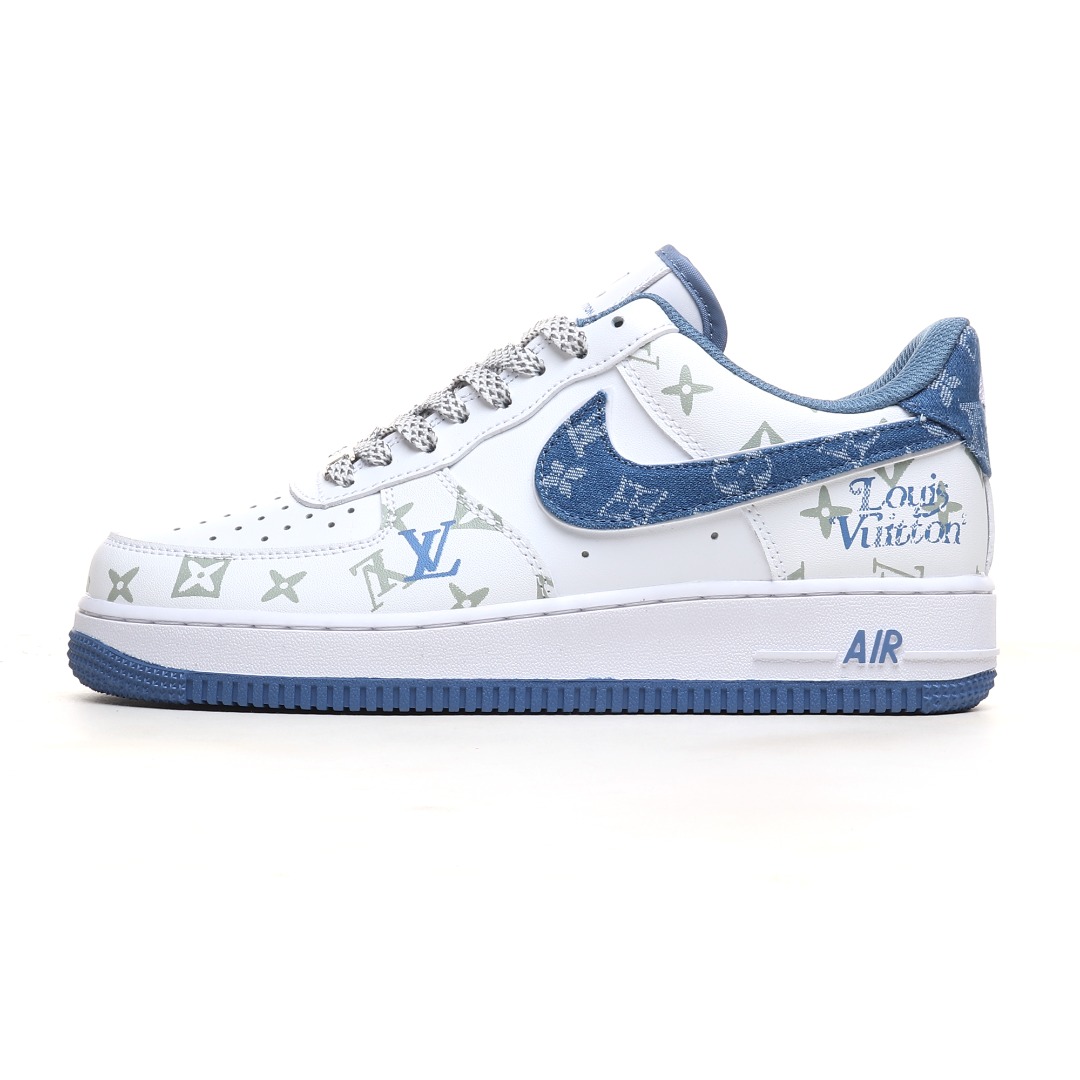 蓝牛仔 NIke Air Force 1 ’07 Low “LV联名暗夜精灵–蓝牛仔”空军一号 低帮 DR9868-600