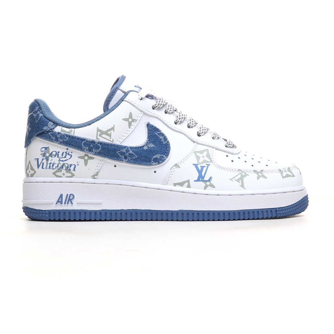 蓝牛仔 NIke Air Force 1 '07 Low “LV联名暗夜精灵--蓝牛仔”空军一号 低帮 DR9868-600