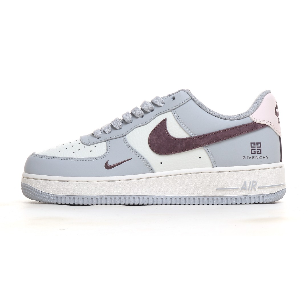 ️特价福利 【Q版】 NK Air Force 1 '07 Low “纪梵希联名米白灰红猪八钩 货号:KX2532-505