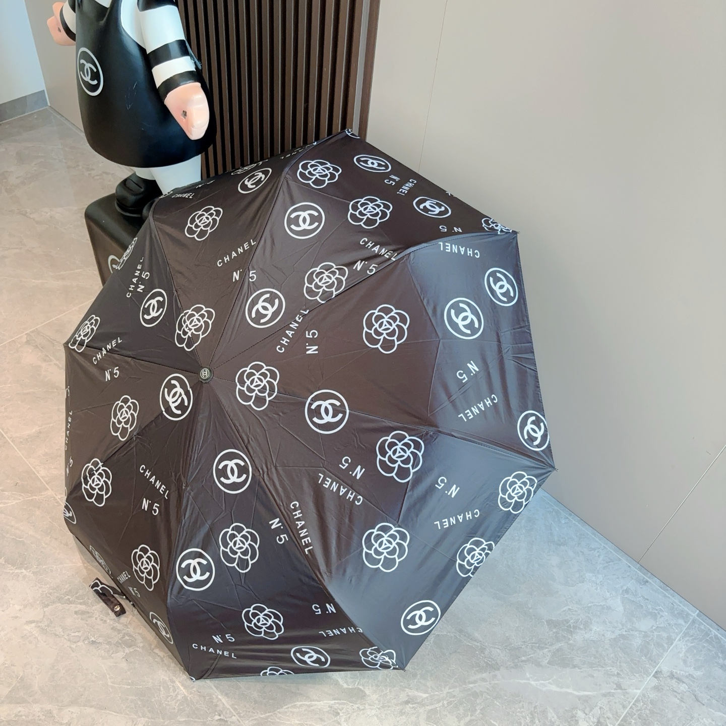  CHANEL（香奈儿）三折自动折叠晴雨伞 选用台湾进口UV防紫外线伞布 原单代工级品质  