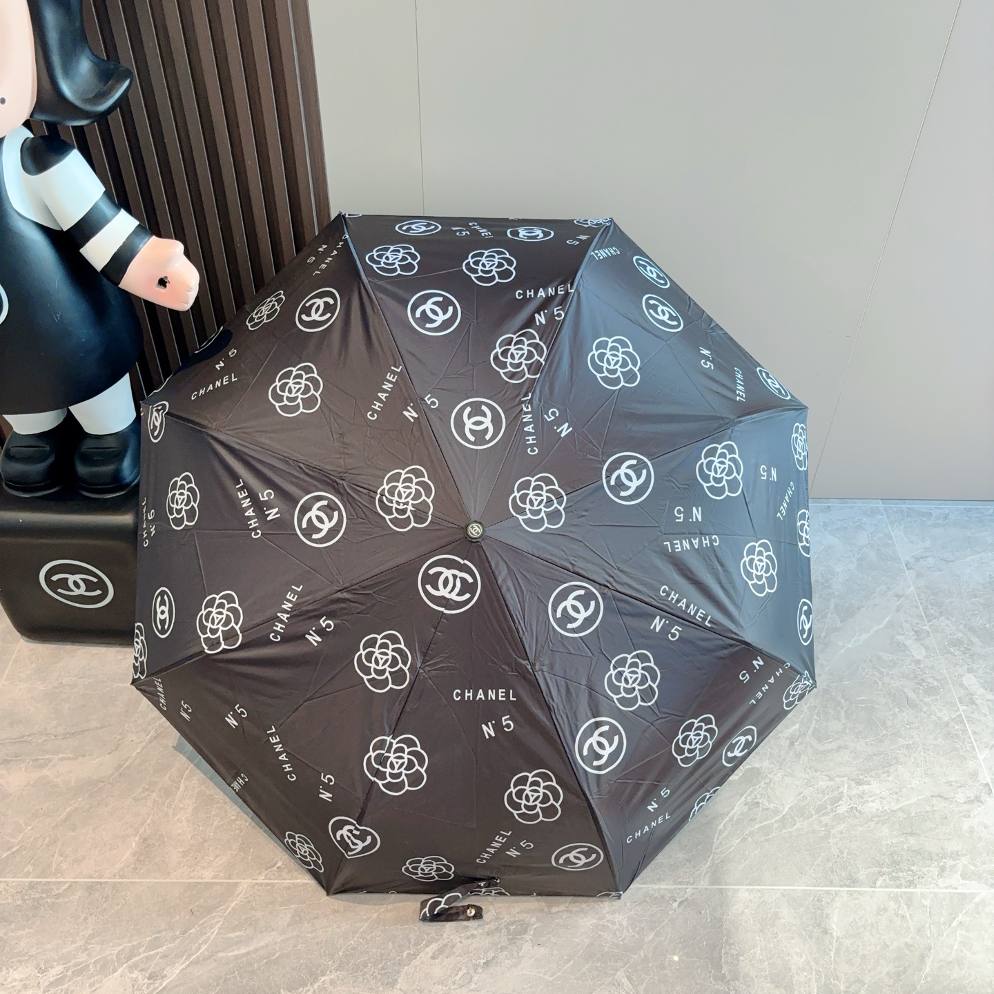  CHANEL（香奈儿）三折自动折叠晴雨伞 选用台湾进口UV防紫外线伞布 原单代工级品质  