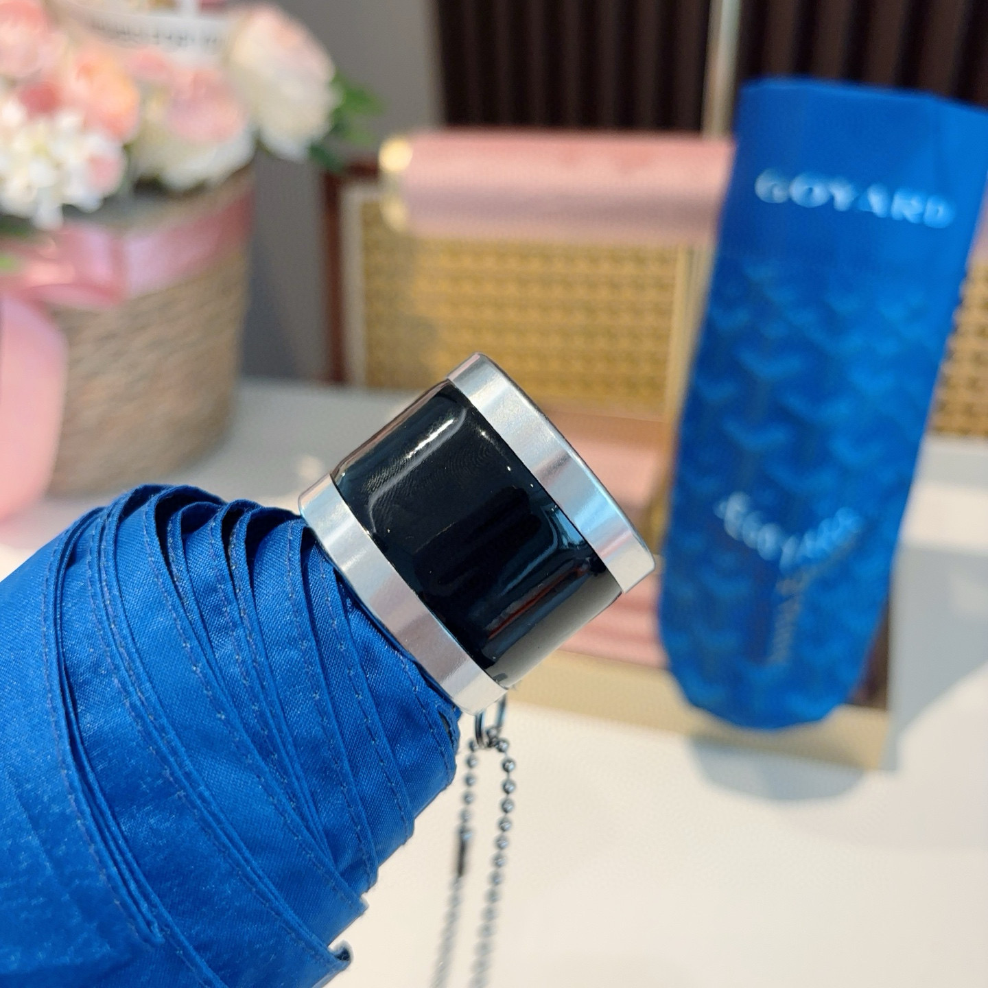 Goyard戈雅 2025新款 五折手开口袋伞 热卖款 时尚指数爆表 不论晴天雨天使用都相得益彰 拥有它