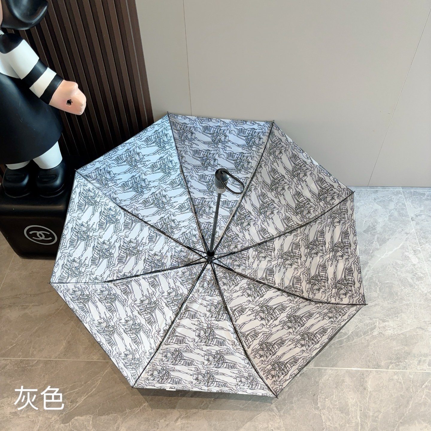  BURBERRY（巴宝莉） 三折自动折叠晴雨伞 年度巅峰之作 经典 高雅 时髦 这就是被称为英国BUR