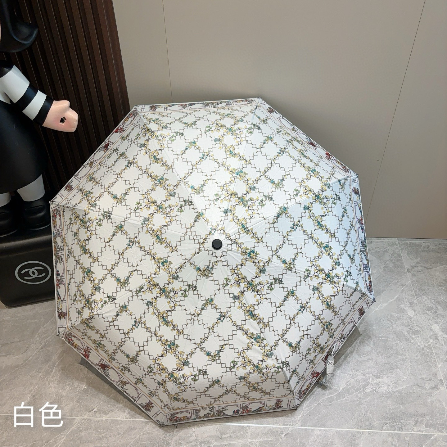  GUCCI古奇 三折自动折叠晴雨伞  时尚原单代工品质 细节精致 看得见的品质 打破一成不变 色泽纯正