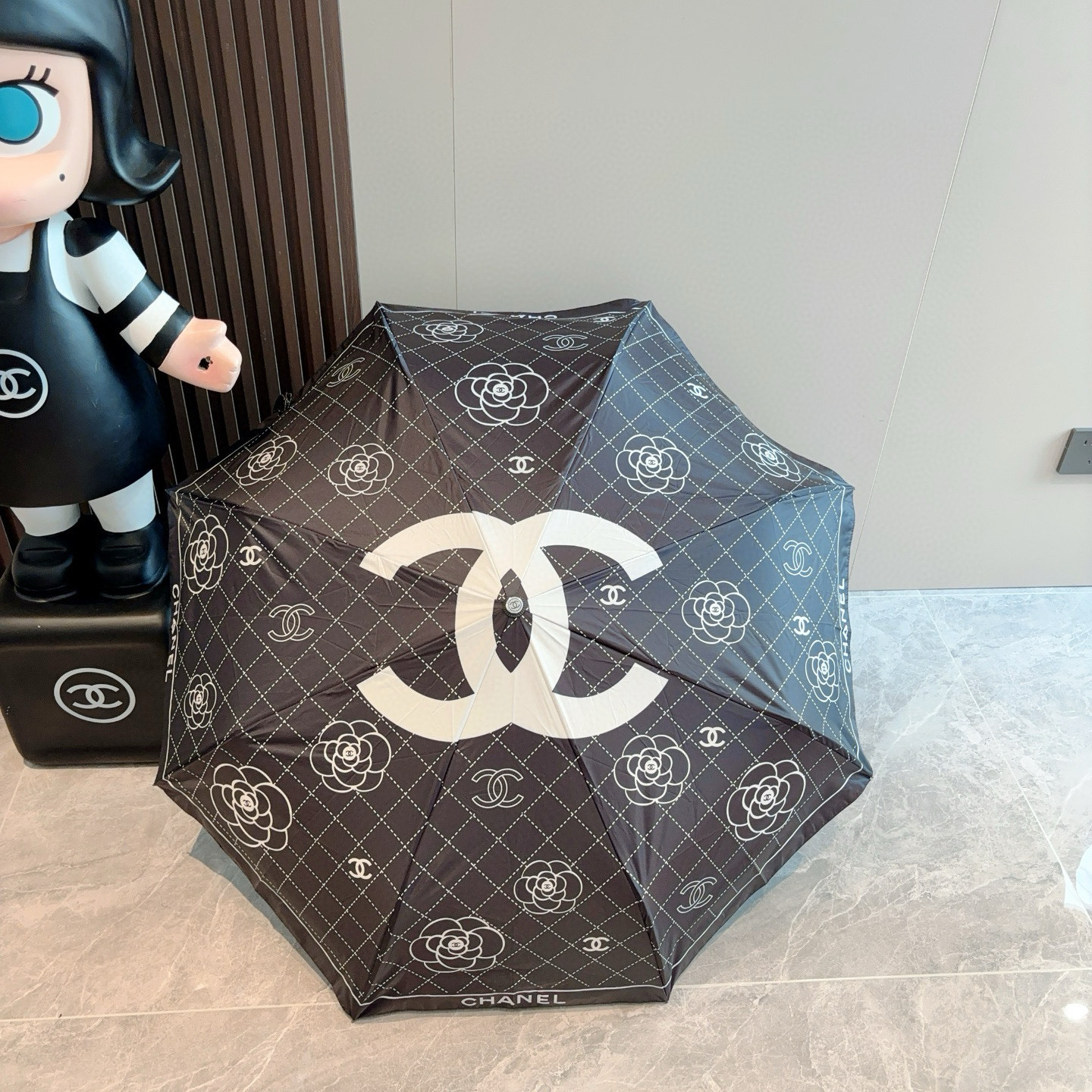  CHANEL香奈儿 三折自动折叠晴雨伞  时尚原单代工品质 细节精致 看得见的品质 打破一成不变 色泽