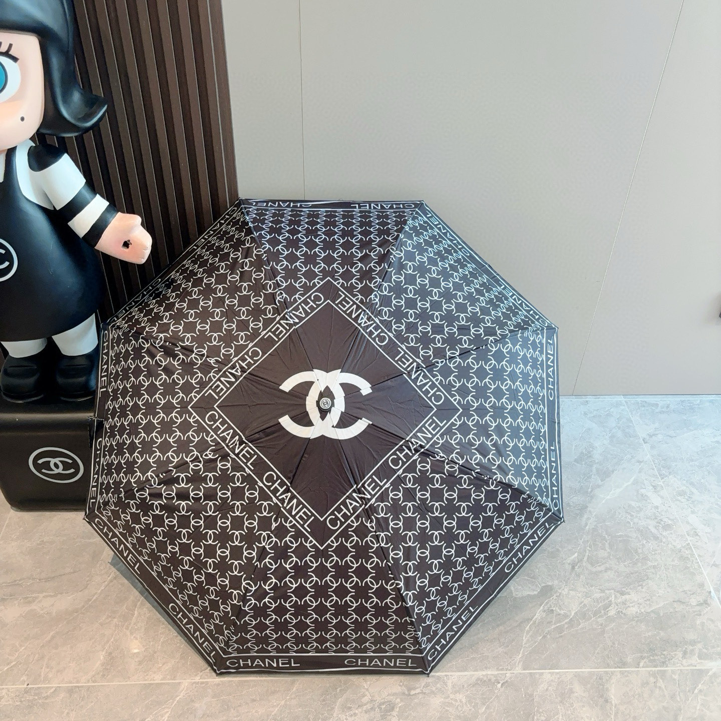  CHANEL香奈儿 三折自动折叠晴雨伞  时尚原单代工品质 细节精致 看得见的品质 打破一成不变 色泽