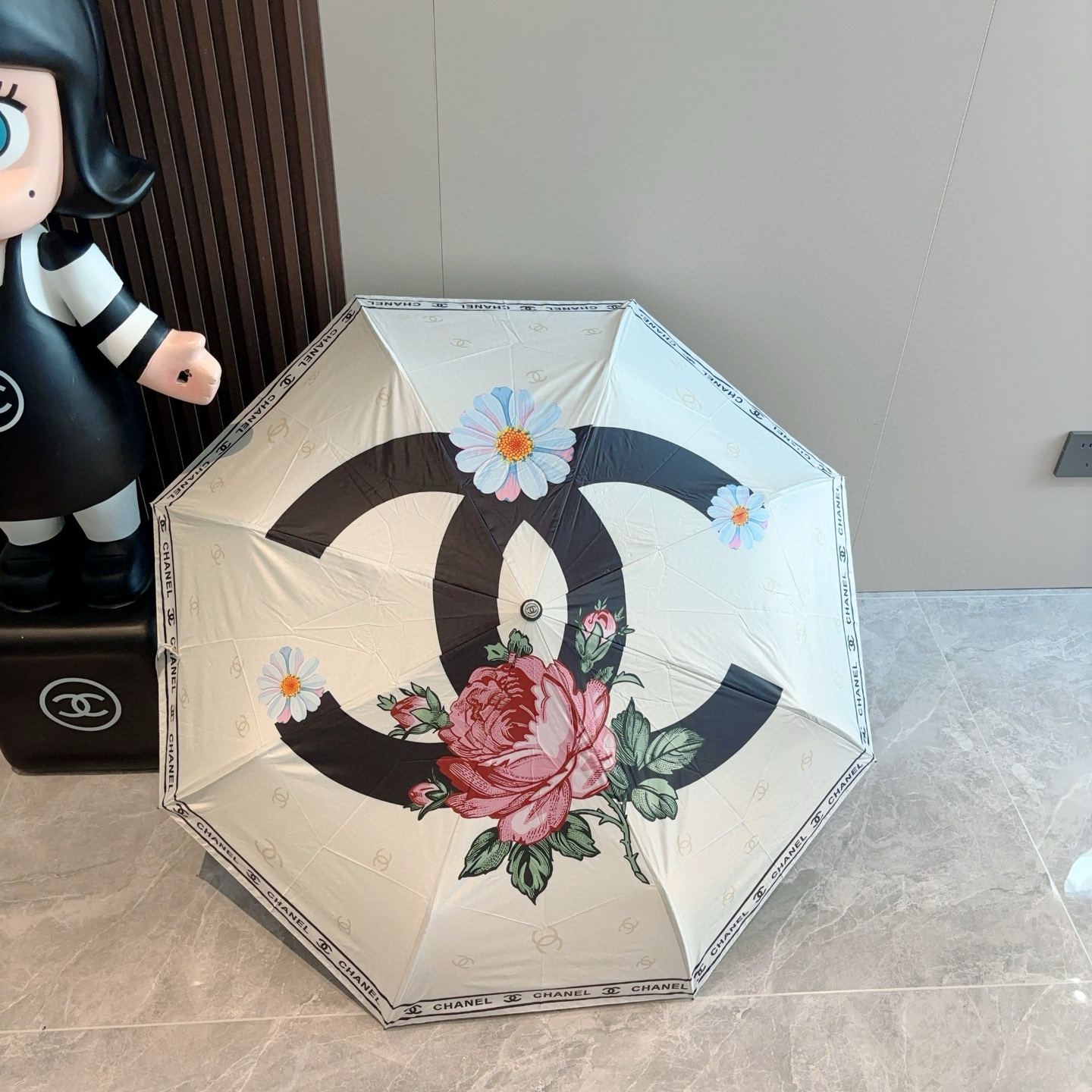  CHANEL香奈儿 三折自动折叠晴雨伞  时尚原单代工品质 细节精致 看得见的品质 打破一成不变 色泽