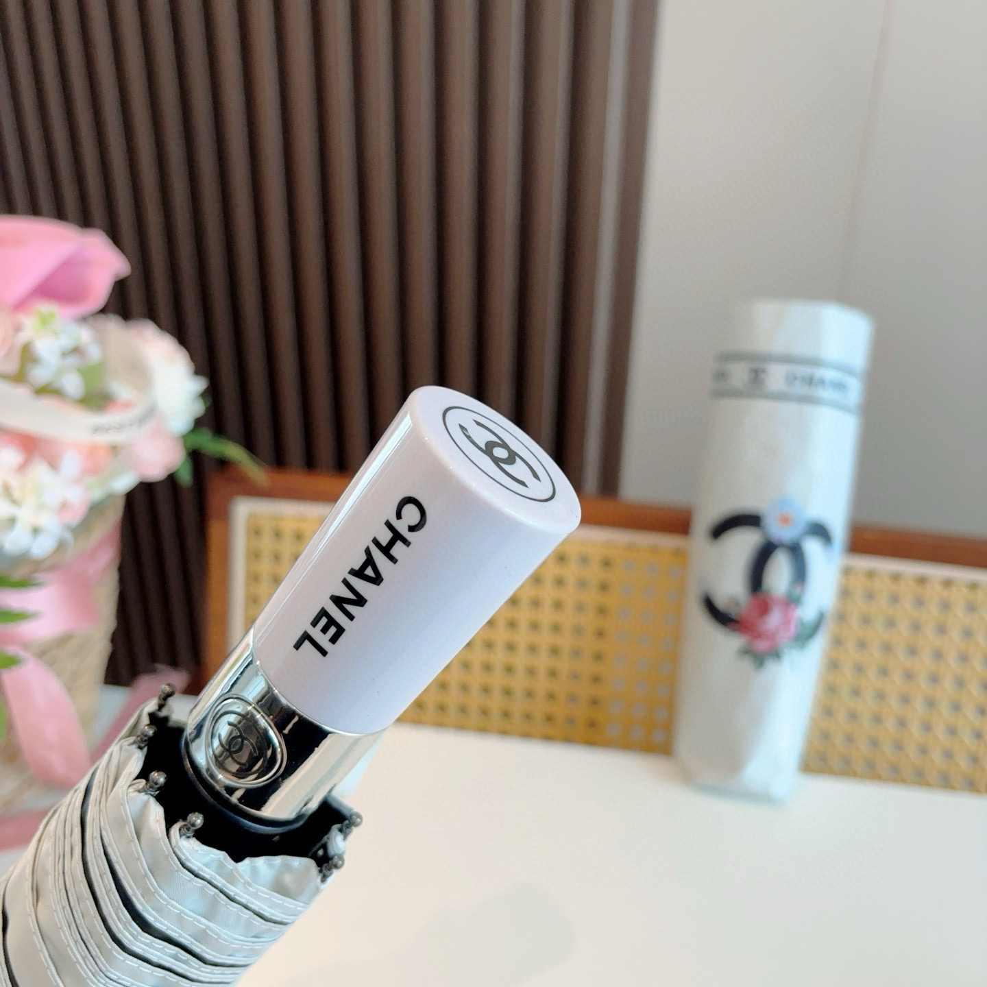  CHANEL香奈儿 三折自动折叠晴雨伞  时尚原单代工品质 细节精致 看得见的品质 打破一成不变 色泽
