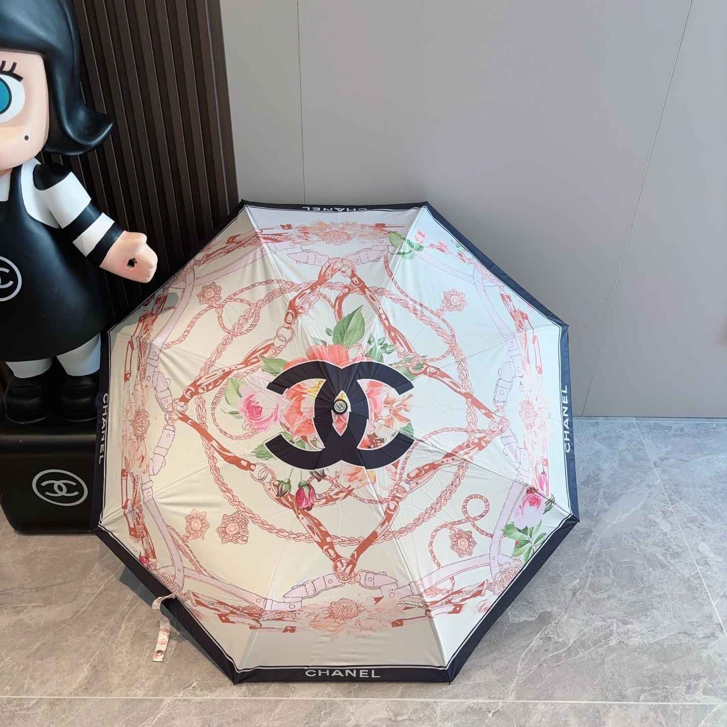  CHANEL香奈儿 三折自动折叠晴雨伞  时尚原单代工品质 细节精致 看得见的品质 打破一成不变 色泽