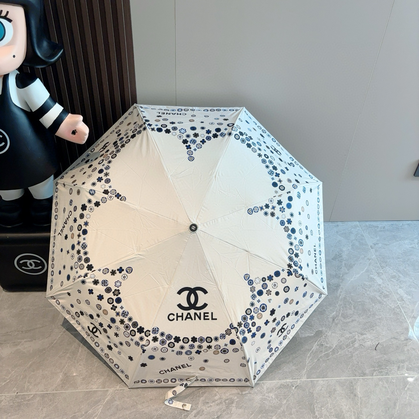  CHANEL香奈儿 三折自动折叠晴雨伞  时尚原单代工品质 细节精致 看得见的品质 打破一成不变 色泽