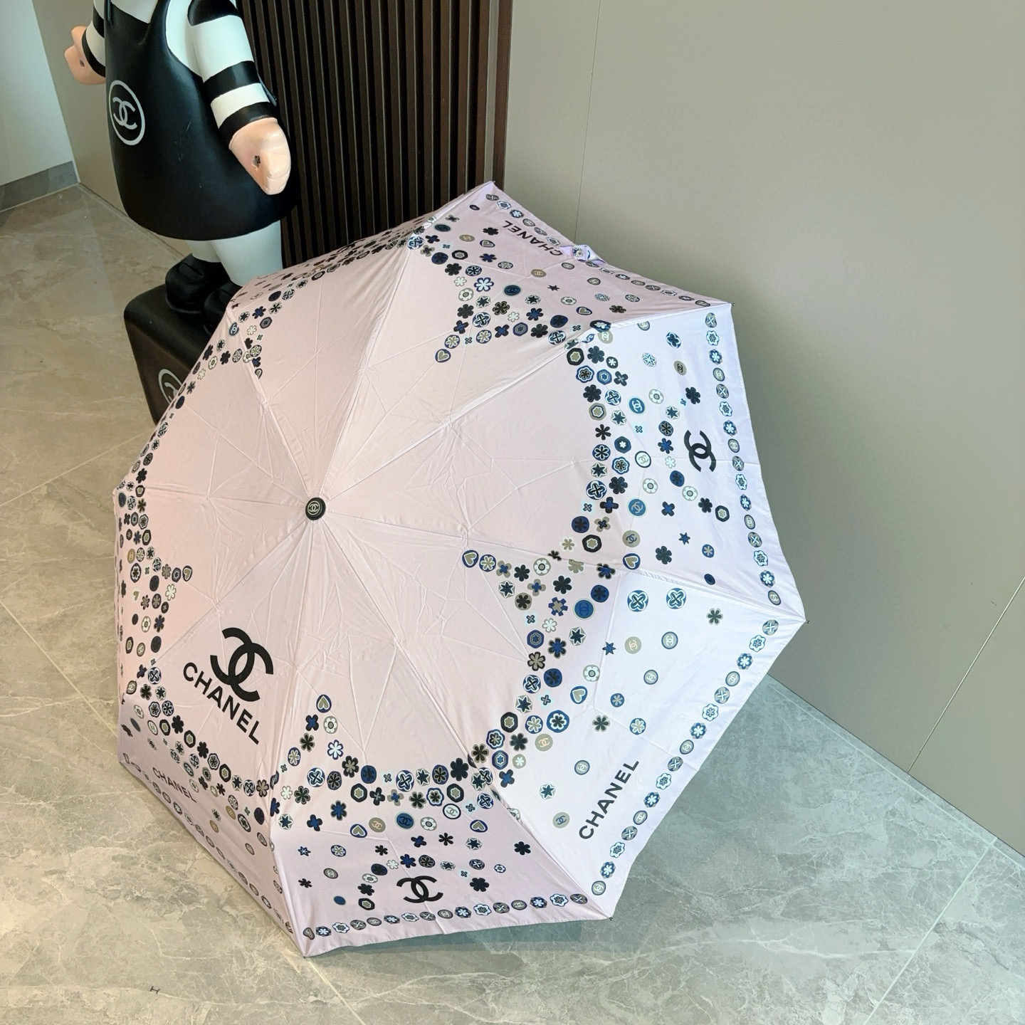  CHANEL香奈儿 三折自动折叠晴雨伞  时尚原单代工品质 细节精致 看得见的品质 打破一成不变 色泽
