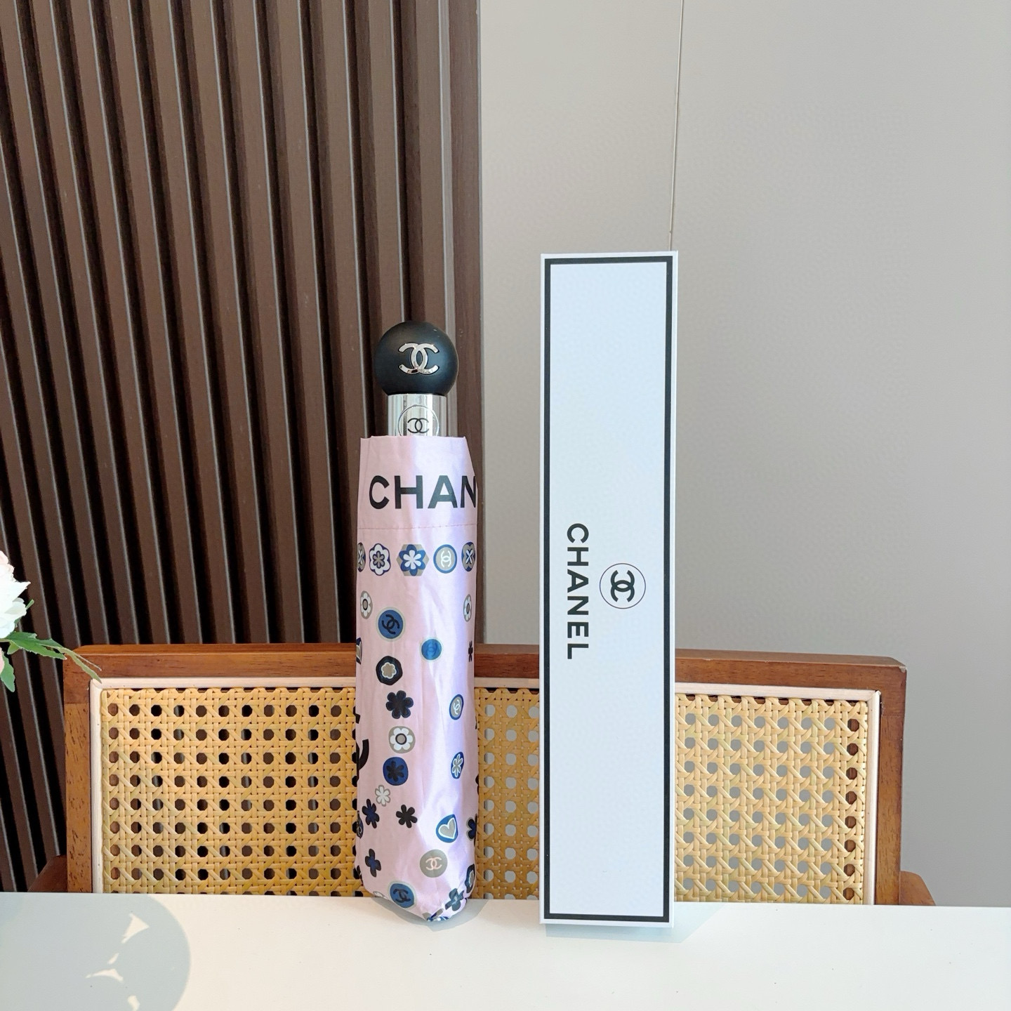  CHANEL香奈儿 三折自动折叠晴雨伞  时尚原单代工品质 细节精致 看得见的品质 打破一成不变 色泽