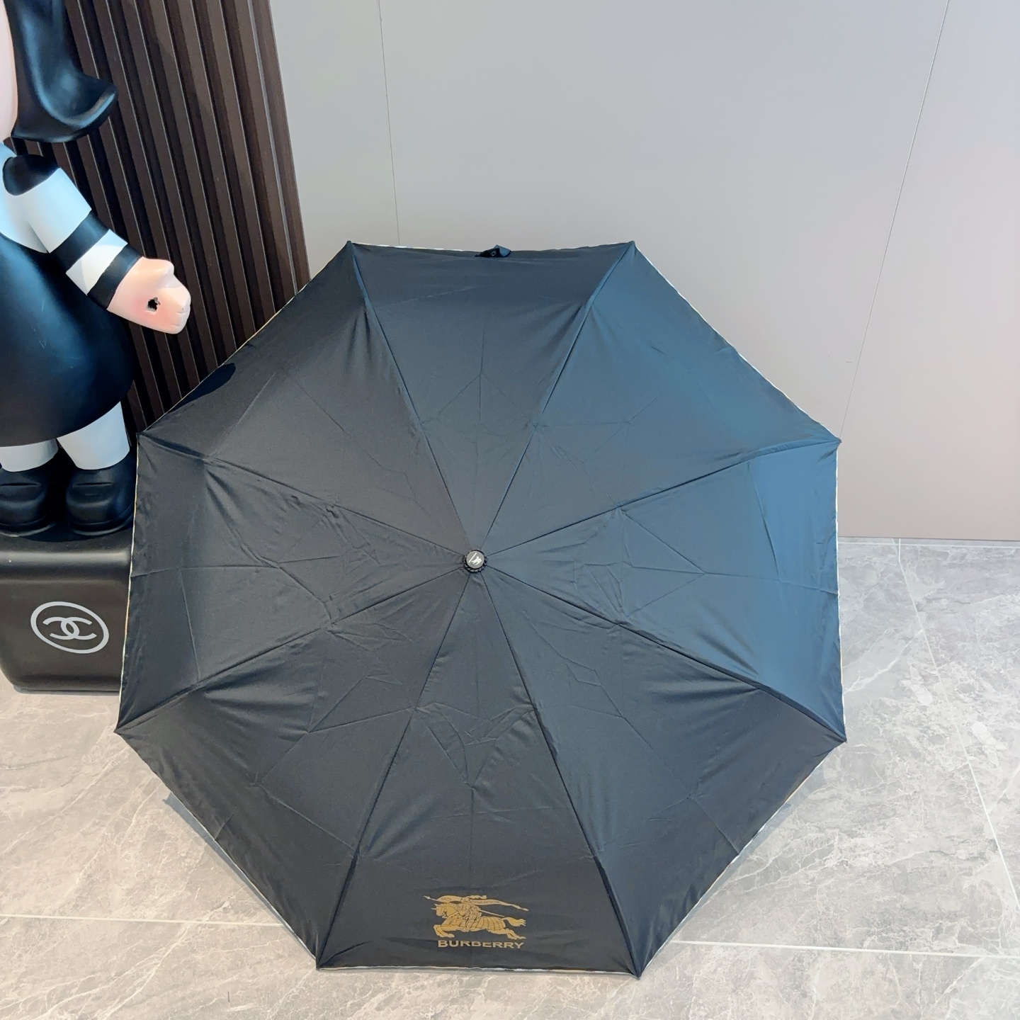  BURBERRY（巴宝莉） 三折自动折叠晴雨伞 年度巅峰之作 经典 高雅 时髦 这就是被称为英国BUR