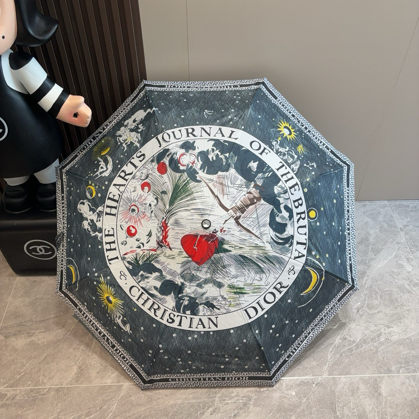  DIOR（迪奥） 星空 三折自动折叠晴雨伞  时尚原单代工品质 细节精致 看得见的品质 打破一成不变 