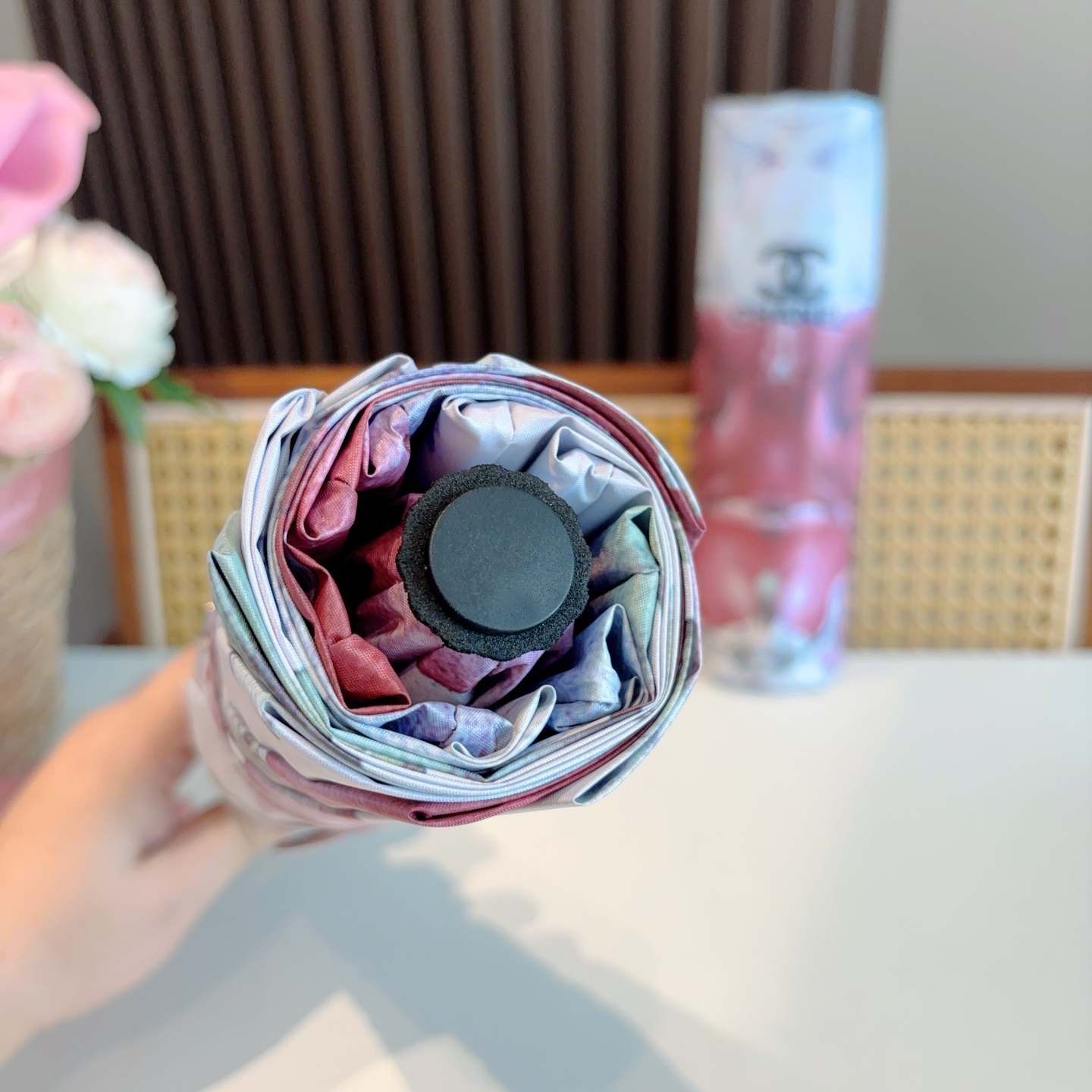  CHANEL香奈儿 三折自动折叠晴雨伞  时尚原单代工品质 细节精致 看得见的品质 打破一成不变 色泽