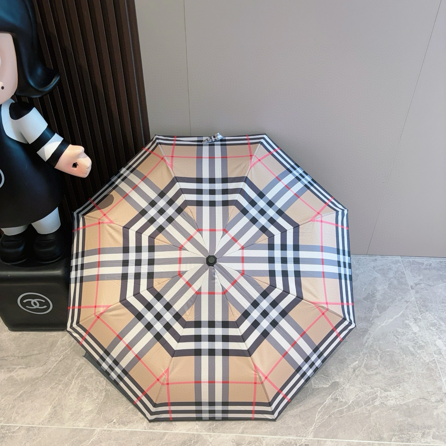  BURBERRY（巴宝莉） 三折自动折叠晴雨伞 年度巅峰之作 经典 高雅 时髦 这就是被称为英国BUR