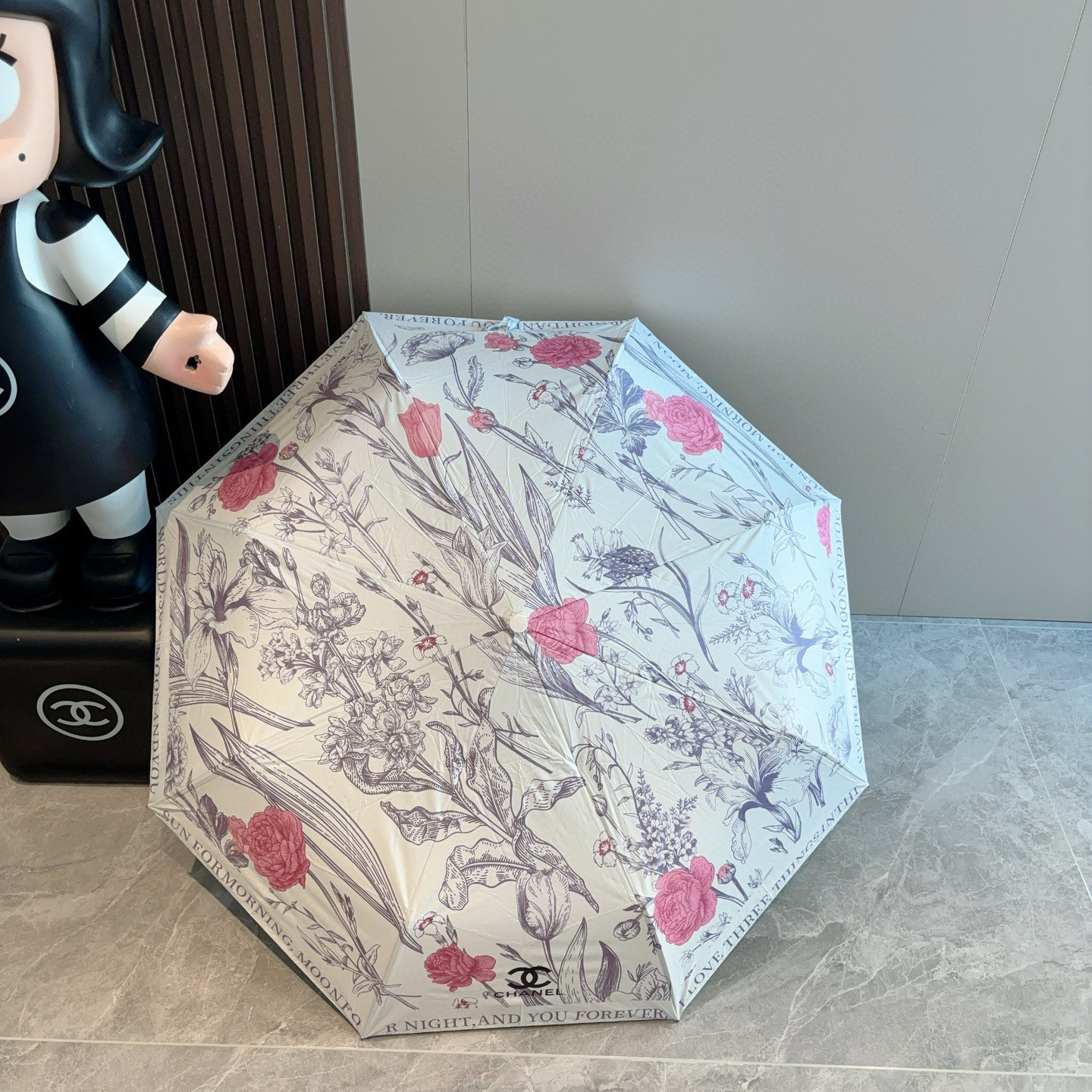  CHANEL香奈儿 三折自动折叠晴雨伞  时尚原单代工品质 细节精致 看得见的品质 打破一成不变 色泽