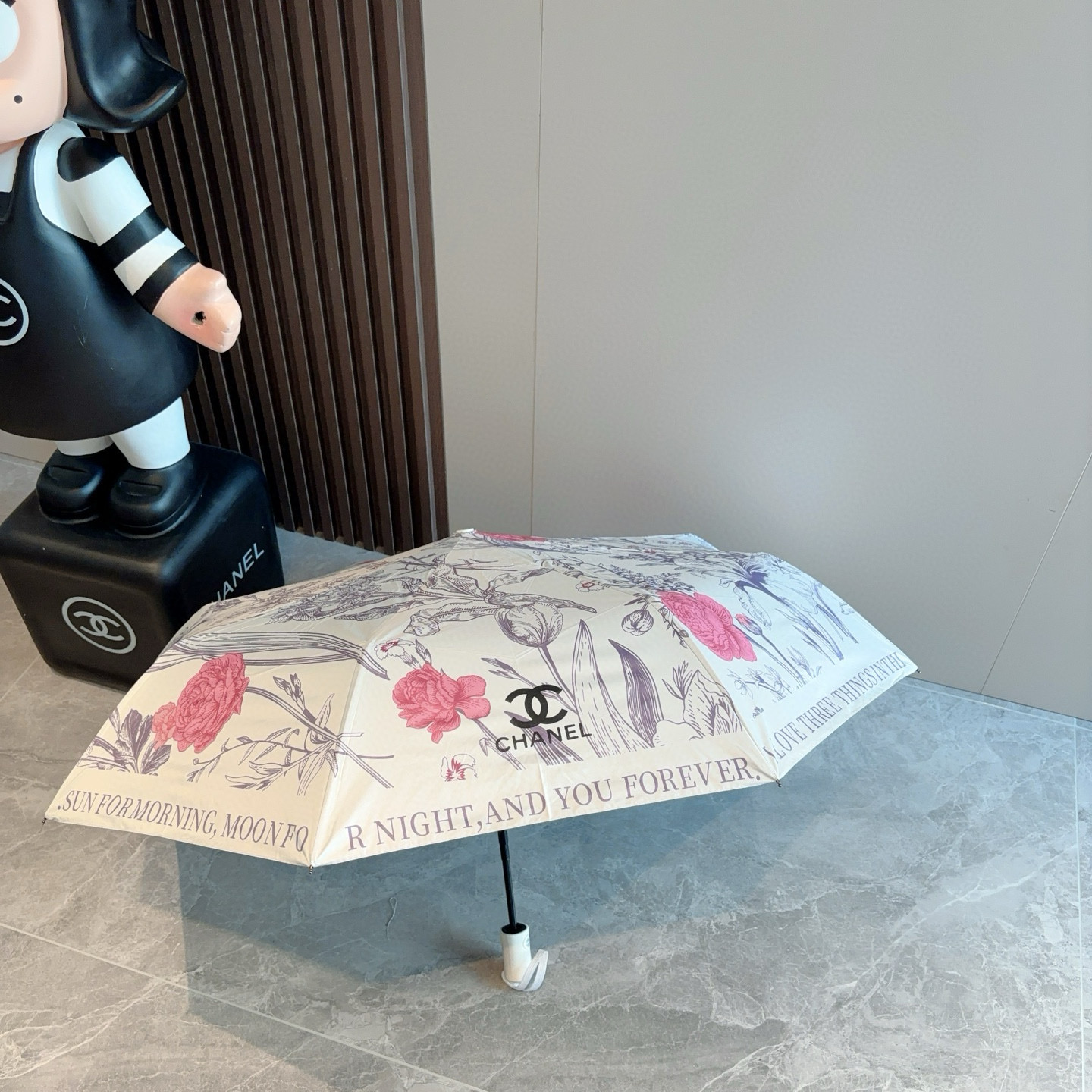 CHANEL香奈儿 三折自动折叠晴雨伞  时尚原单代工品质 细节精致 看得见的品质 打破一成不变 色泽