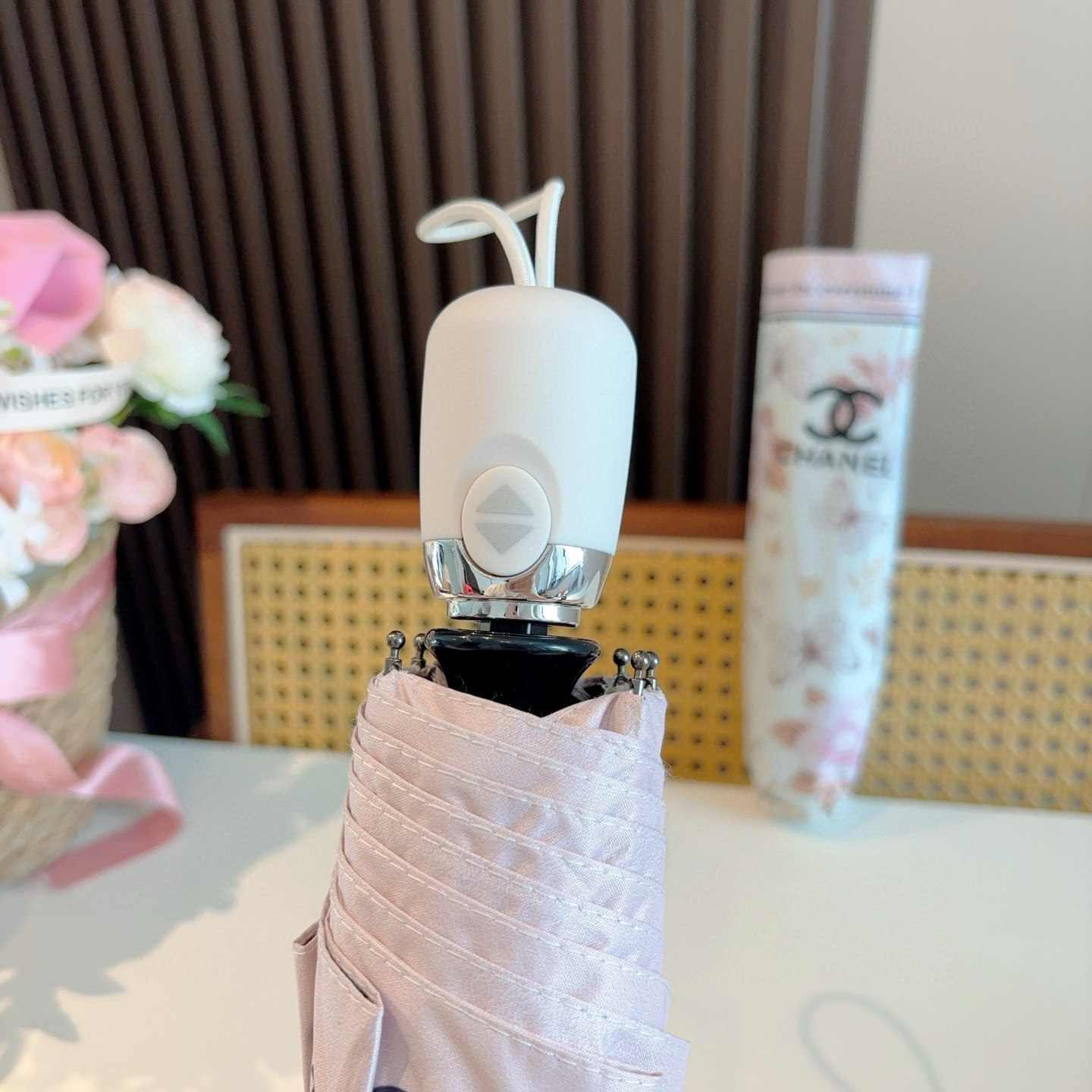 CHANEL香奈儿 三折自动折叠晴雨伞  时尚原单代工品质 细节精致 看得见的品质 打破一成不变 色泽