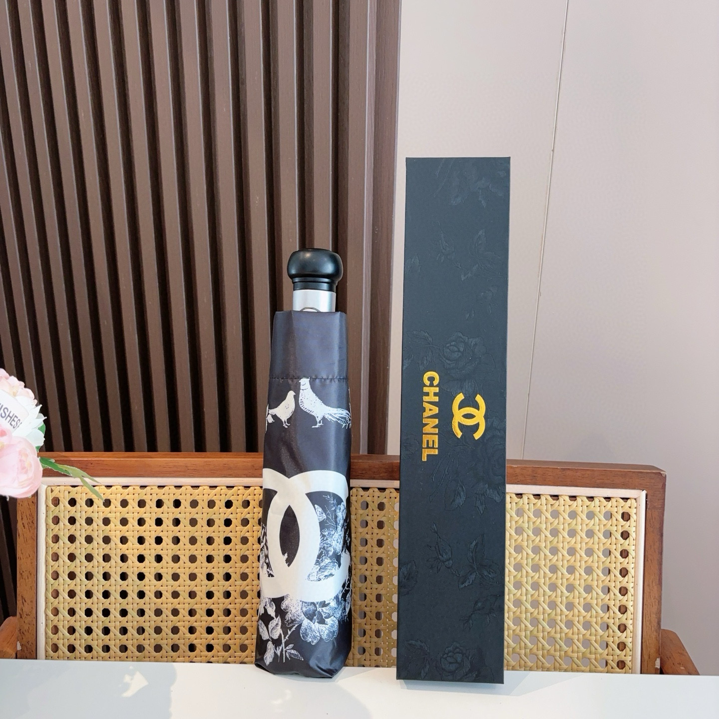  CHANEL香奈儿 三折自动折叠晴雨伞  时尚原单代工品质 细节精致 看得见的品质 打破一成不变 色泽