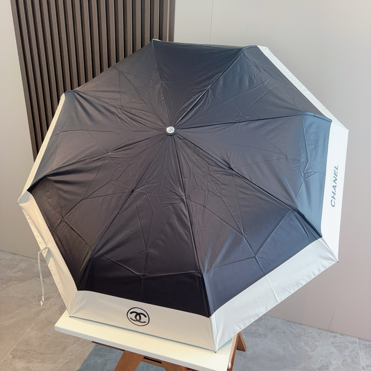  CHANEL（香奈儿）三折自动折叠晴雨伞 选用台湾进口UV防紫外线伞布 原单代工级品质 