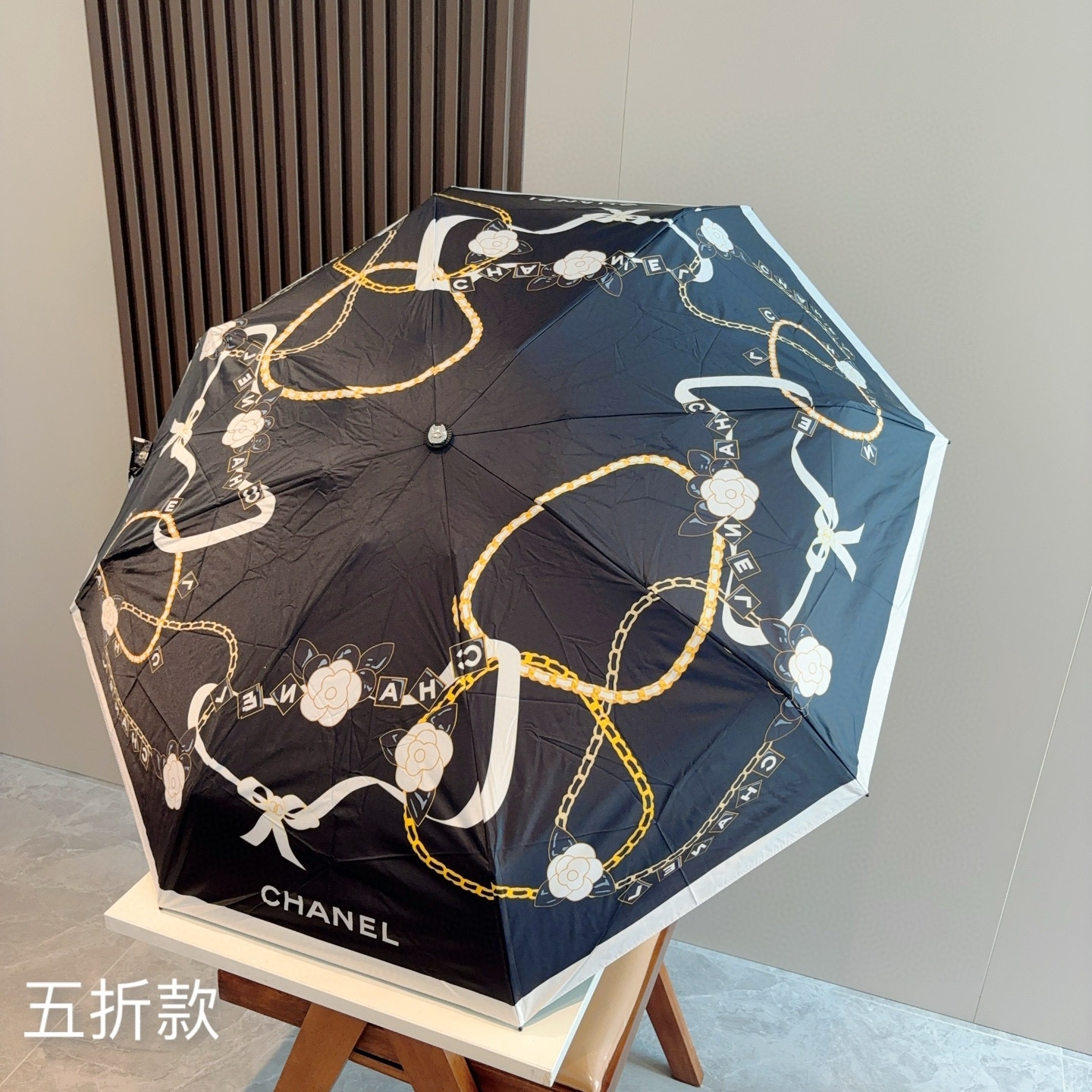  CHANEL（香奈儿）五折手动折叠晴雨伞 选用台 湾进口UV防紫外线伞布 原单代工级品质  🌹2色